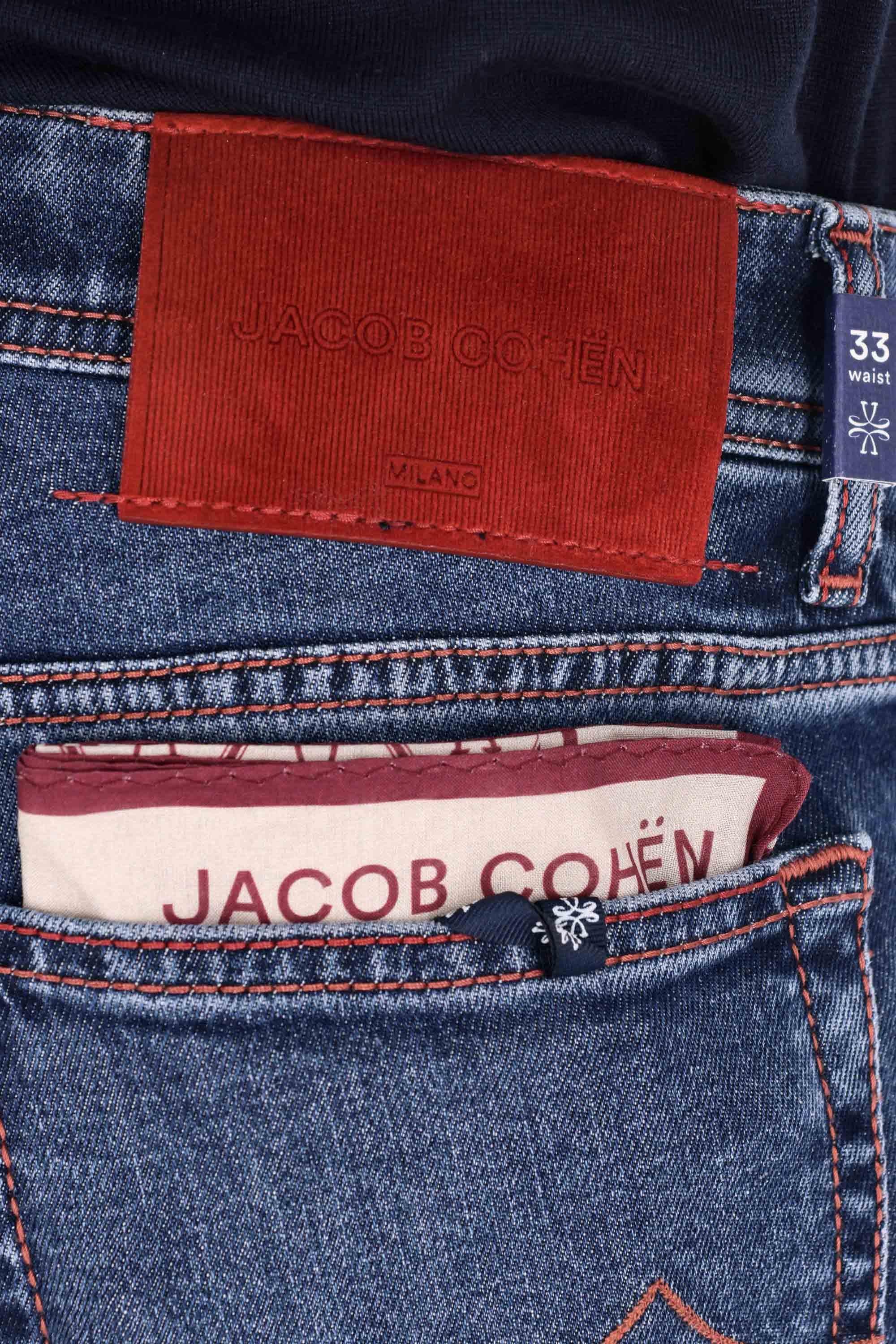 Jacob Cohen Jeans in cotone-lyocell etichetta velluto Nick fit JUM_QE006-065-S4213 127