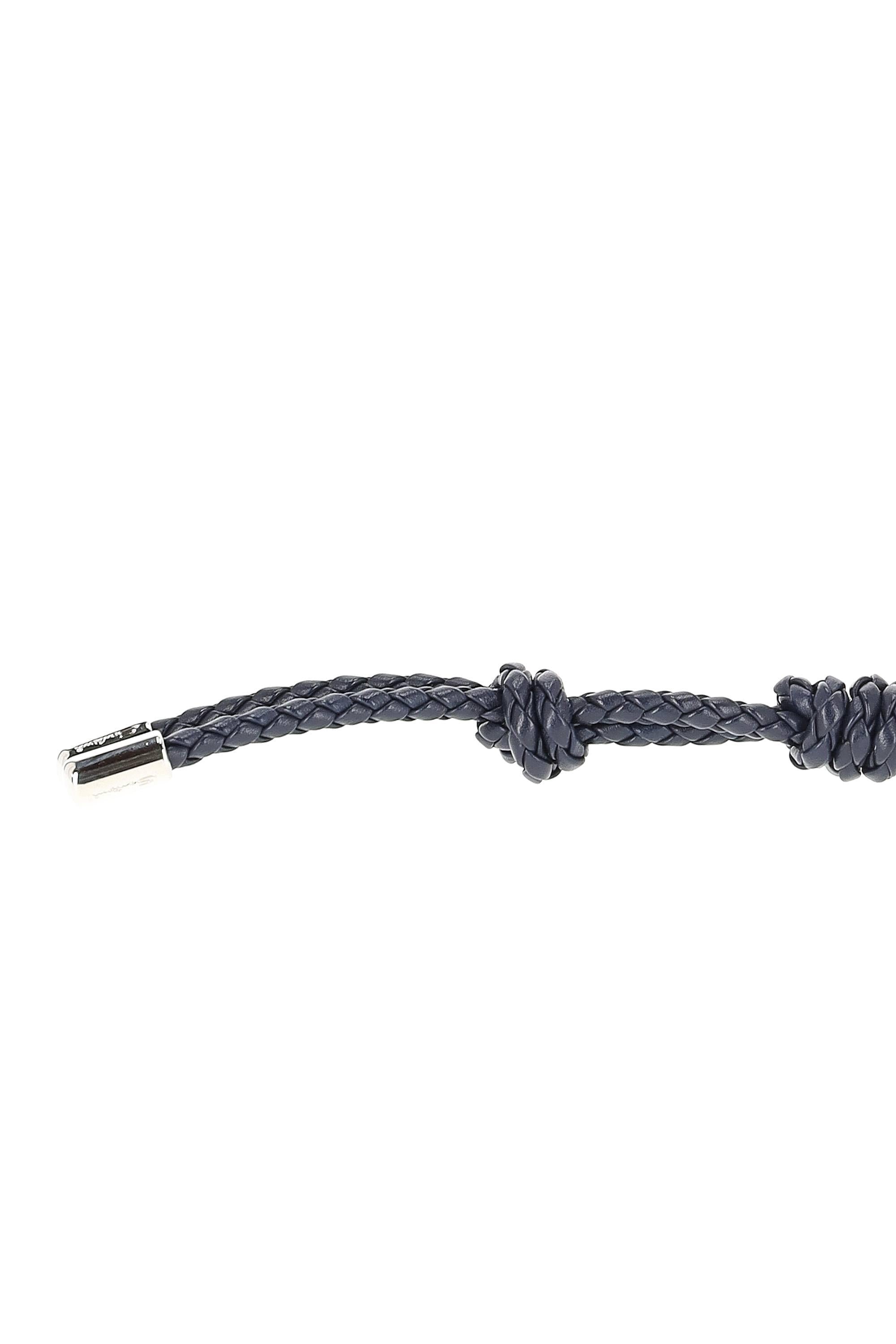 Santoni Charm portachiavi in pelle intrecciata UFPPA2960FO-AILS U68