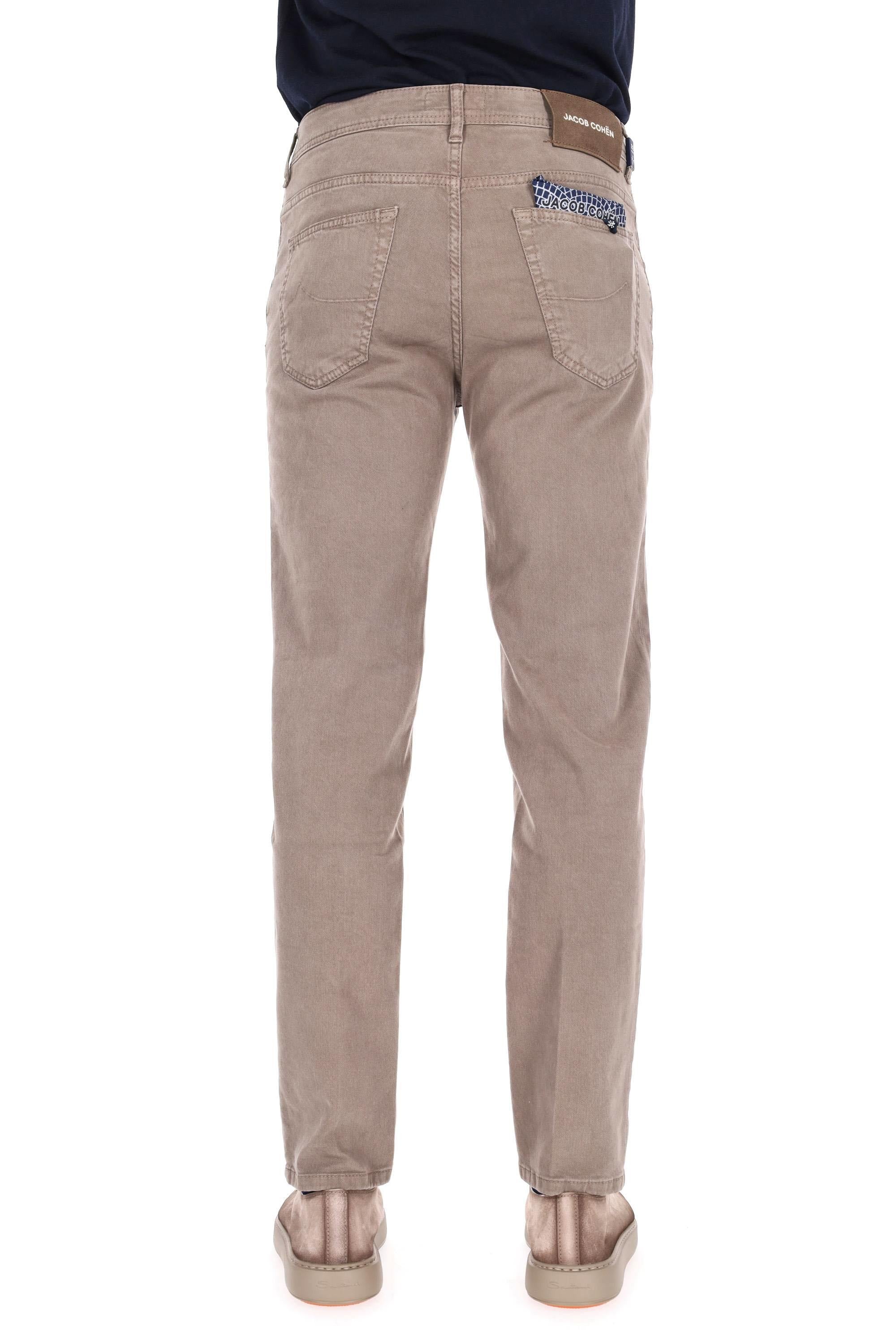 Jacob Cohen 5 tasche color in cotone mano pesca Scott fit JUM_QE015-036-S4216 B75