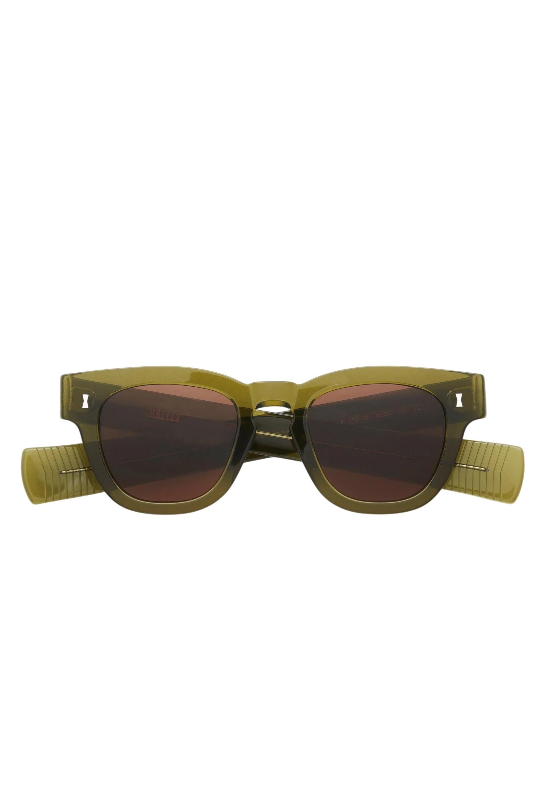 Cubitts Occhiale da sole Cruikshank in acetato di cellulosa CRUICKSHANK KHAKI