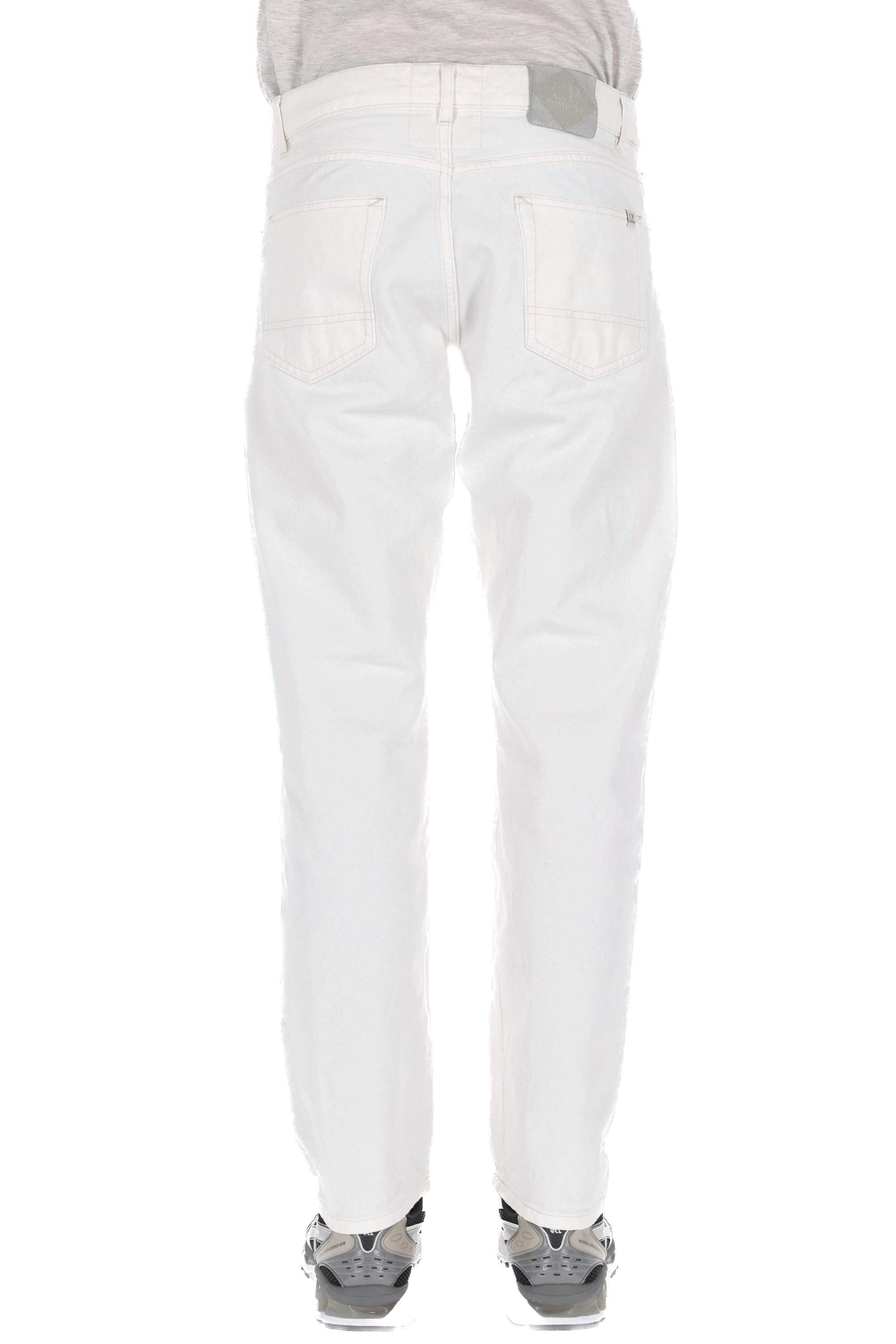 CP Company Jeans bianco in bull di cotone 10oz MPA286A11 0625W 103