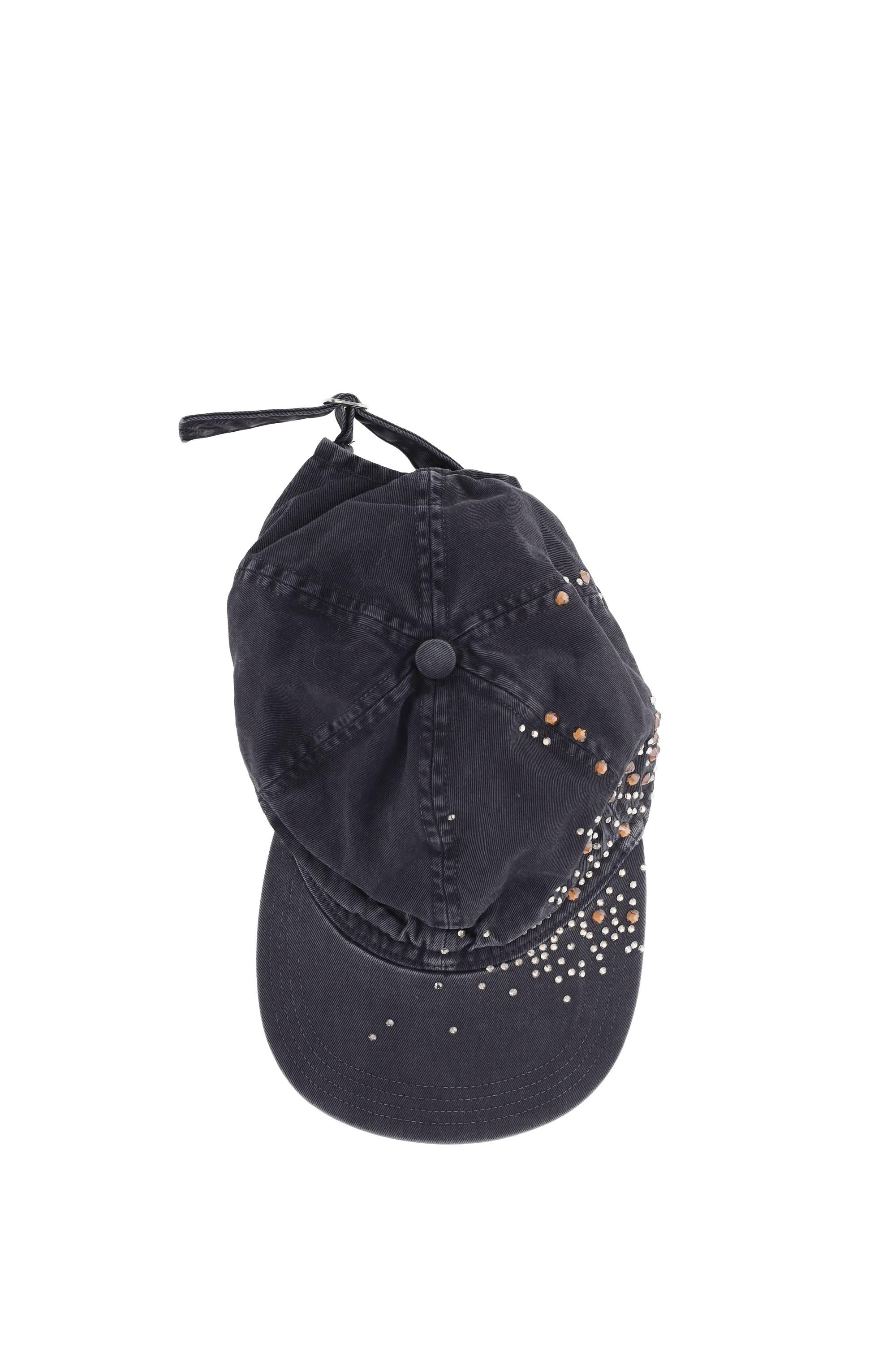 Haikure Cappello baseball gioiello in cotone mod. Rhinestones 58106GF142PX T0002