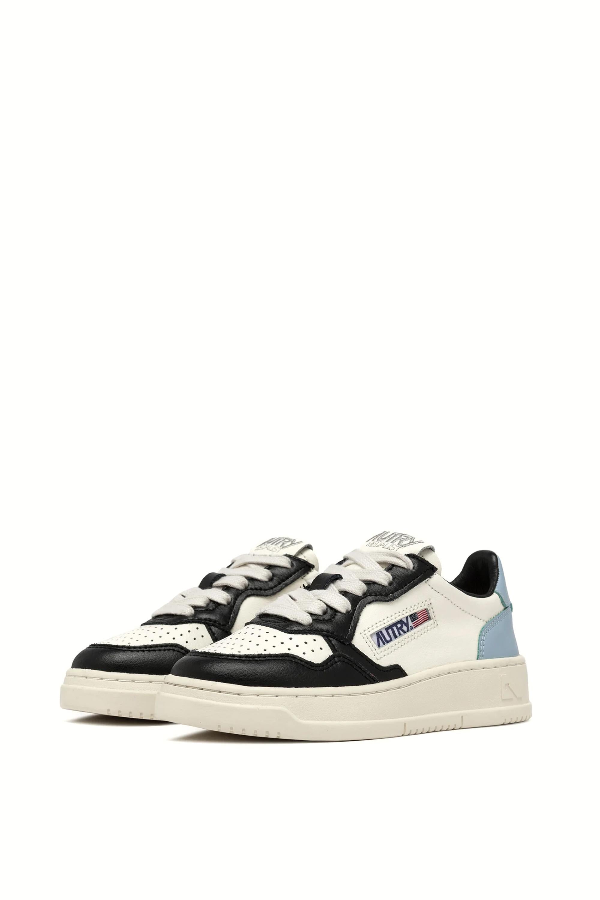 Autry Sneaker Medalist bambino multicolor in pelle KULK 3F01 BK/WSWH/DRBL