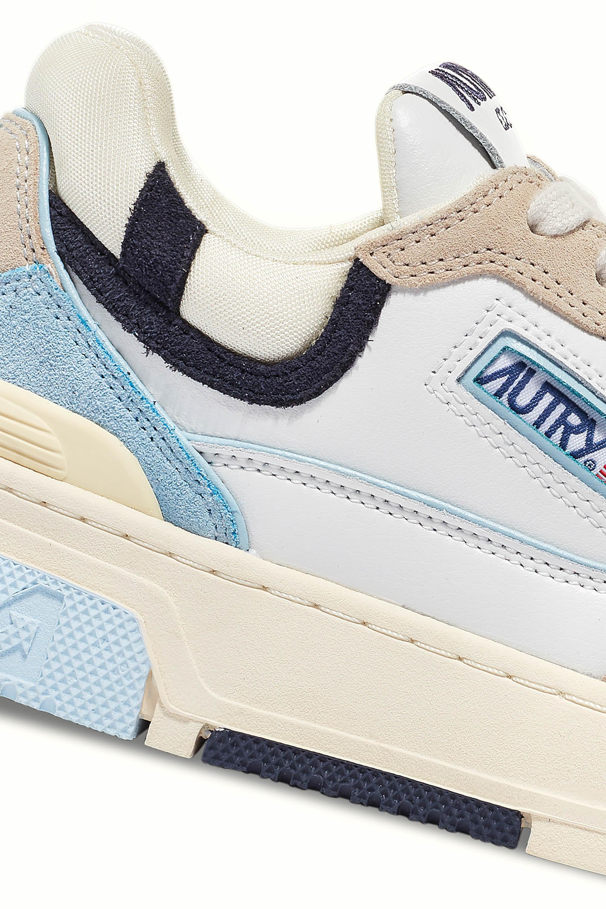 Sneaker basket donna CLC ROLW MM29 WHT/BL/YLLW/SAND Autry