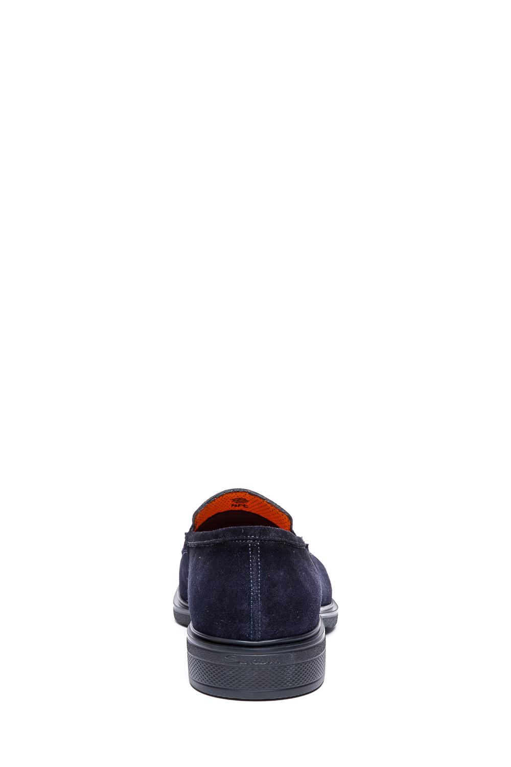 Santoni Mocassino penny mod. Easy in camoscio MGE018964NEAXGEX U60