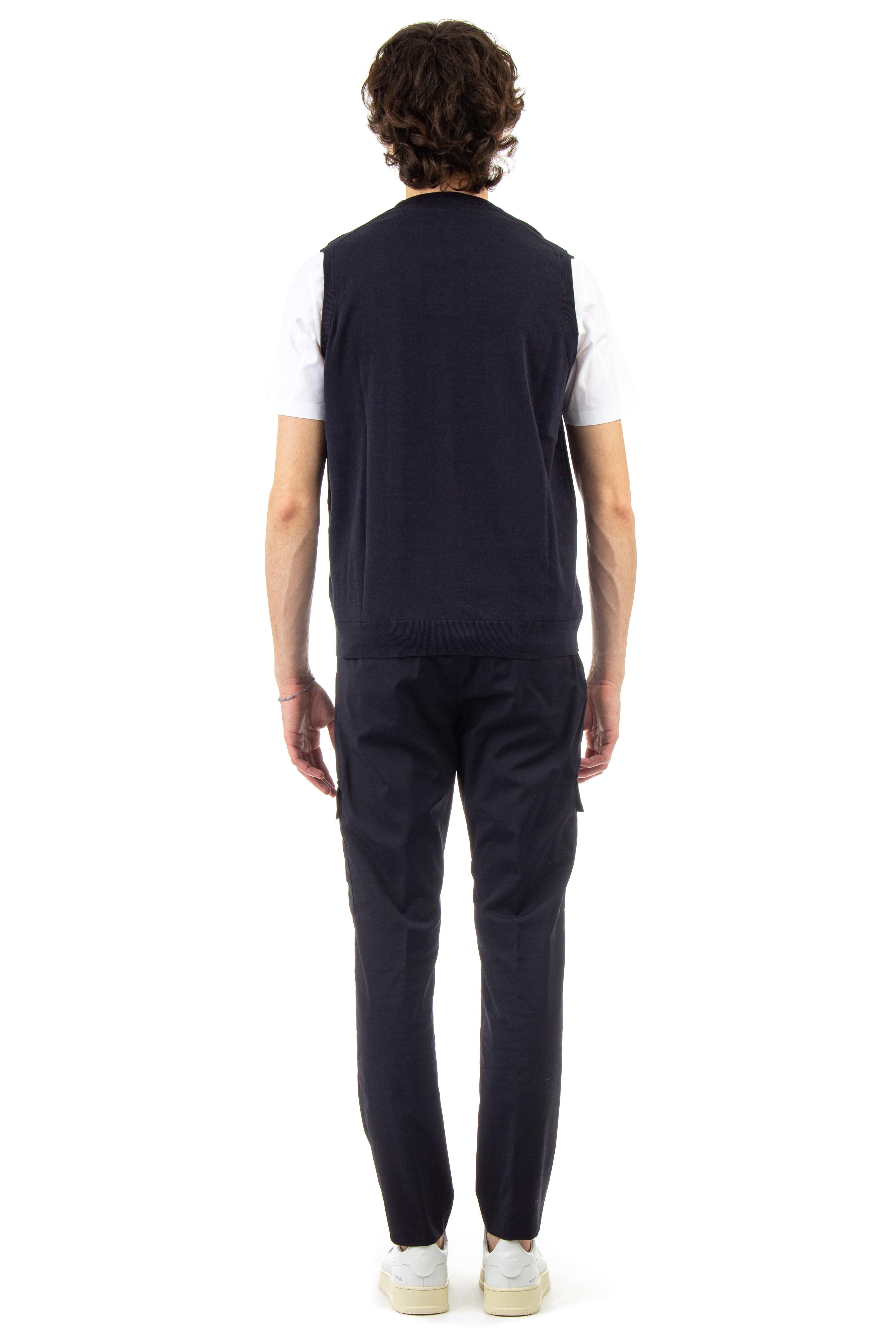 Gilet in cotone extrafine D0GN464/3 795 Drumohr