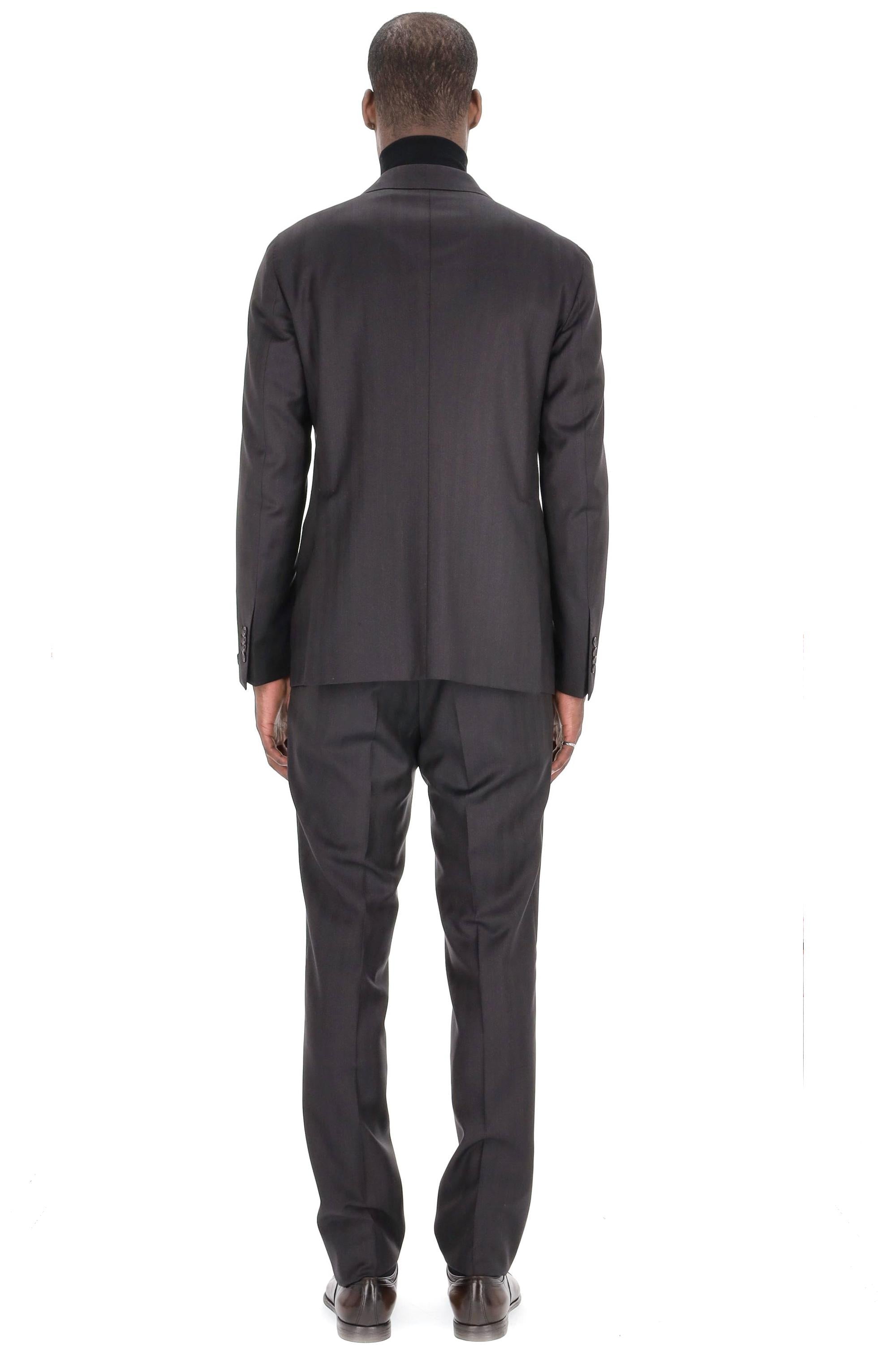 Abito in lana a resca in lana super 110's linea Vesuvio 2SVS20B11-070126 M3119 Tagliatore