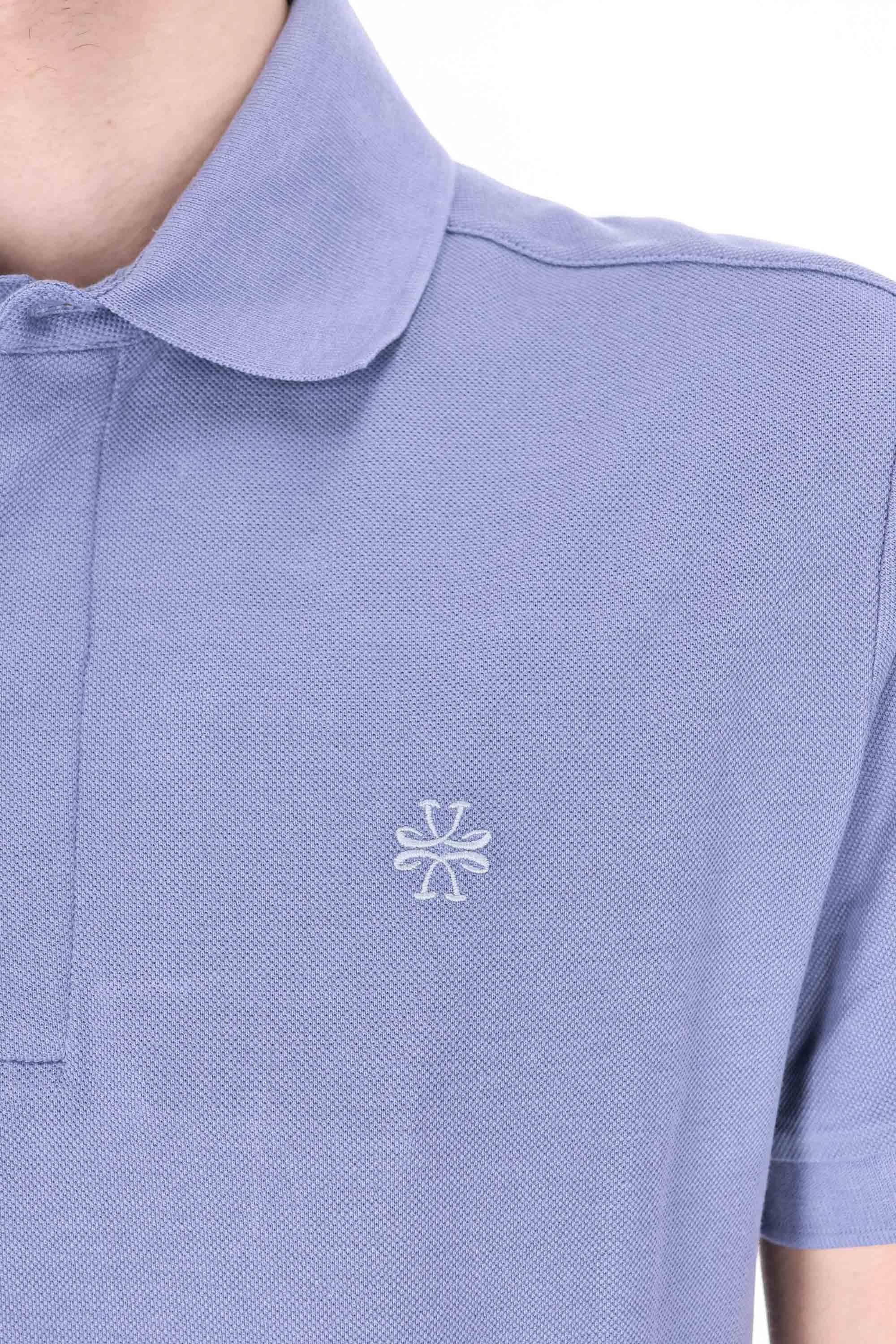 Jacob Cohen Polo in piquet di cotone comn bottoni coperti 80033-001-M4565 W62