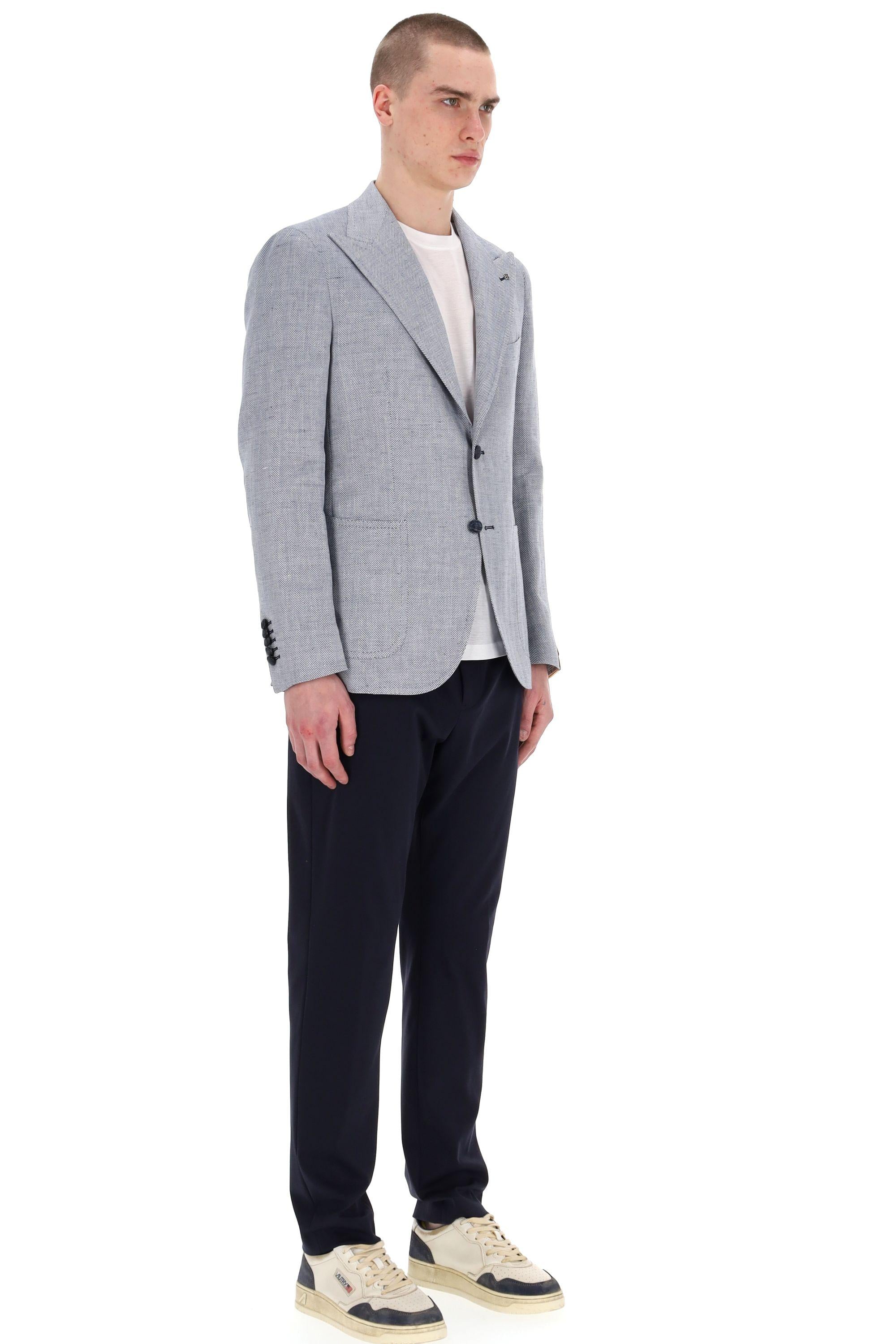 Giacca in lino-cotone linea Pino Lerario G-PL26K-340306-25E360 EI931 Tagliatore