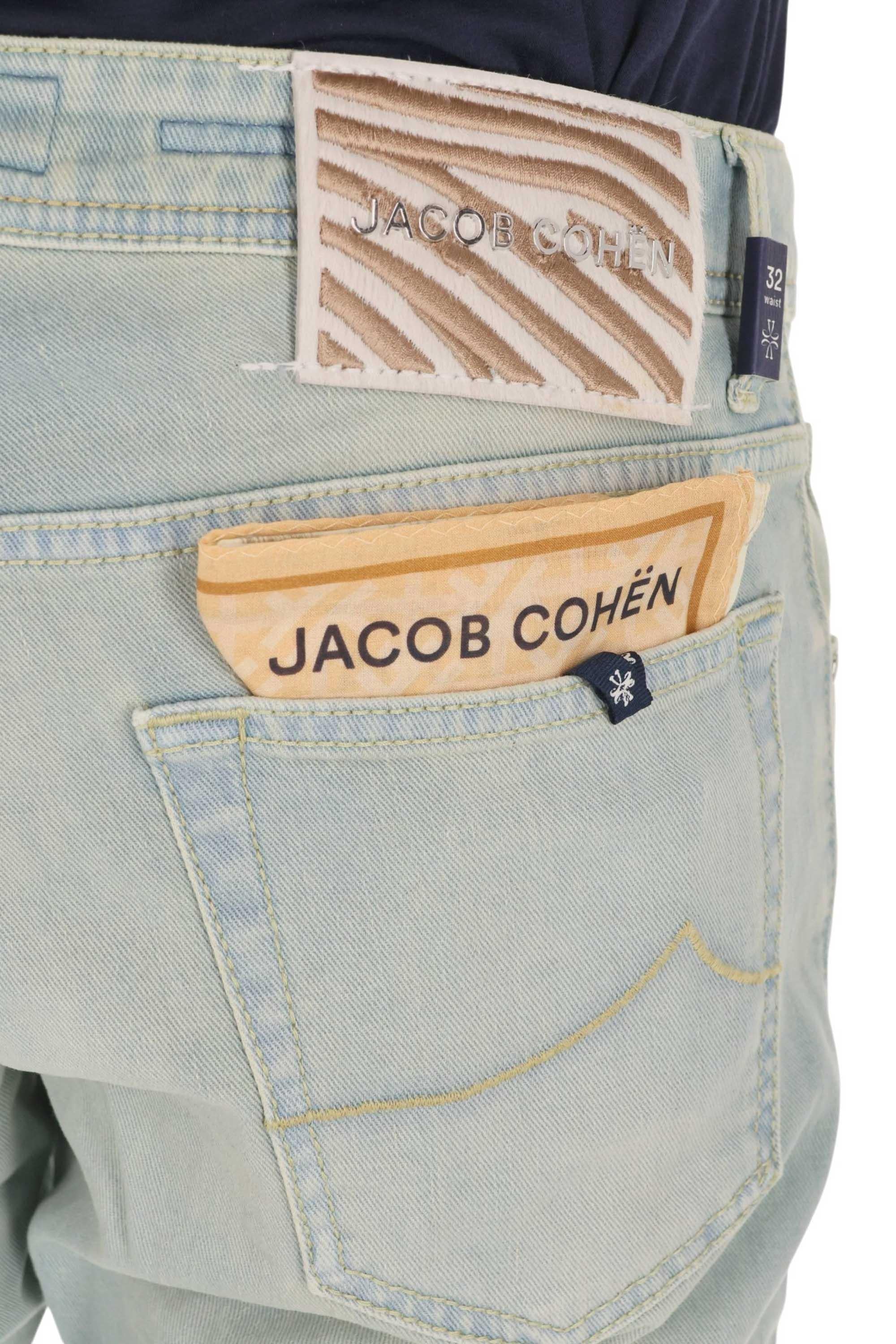 Jacob Cohen Jeans sabbiato in cotone comfort Nick fit QM006-078-S2851 300D