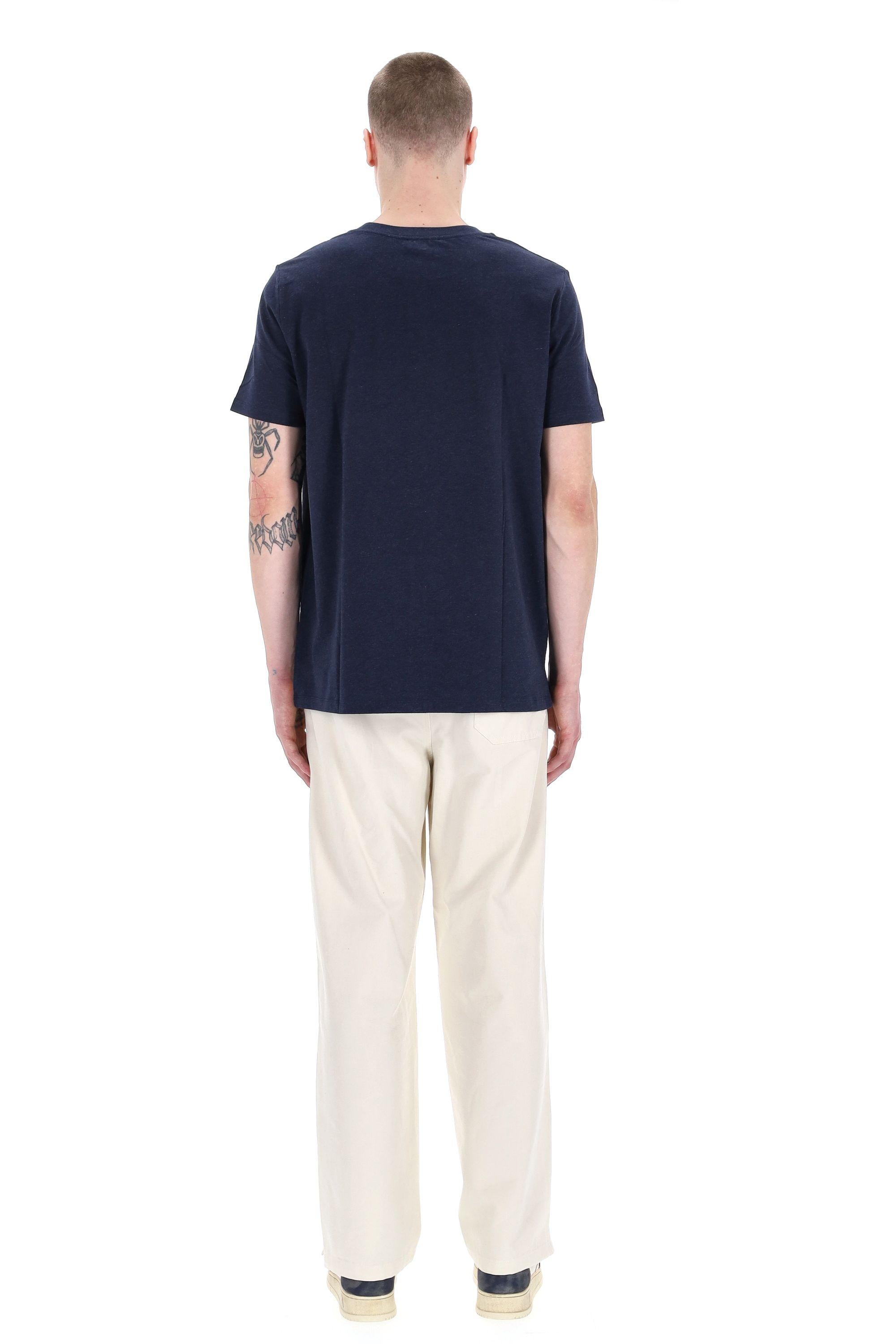 A.P.C. T-shirt in jersey di cotone Rue Madame COHBU-M26388 TIQ