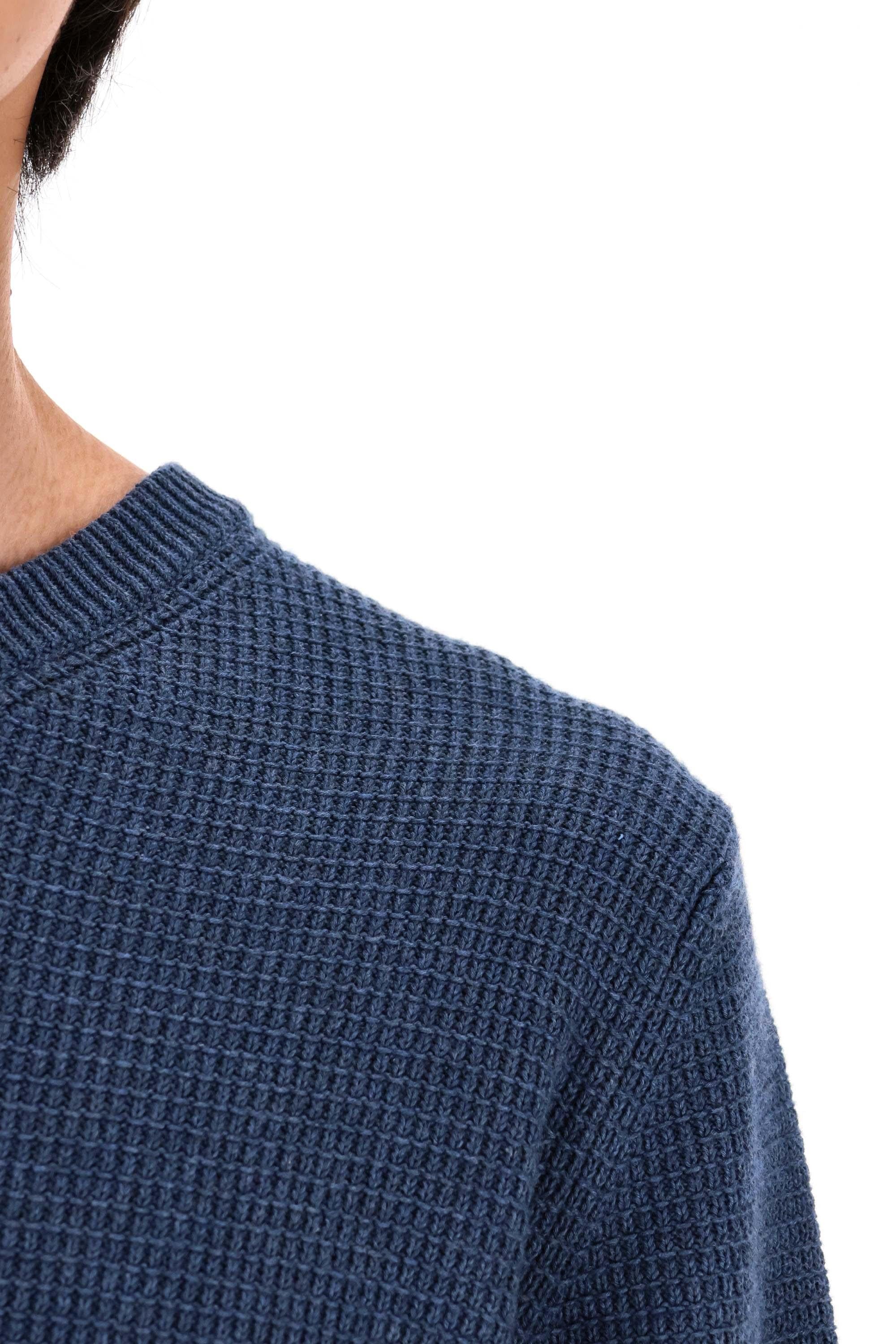 Maglia girocollo in cotone punto militare RB25201 12 Roberto Collina