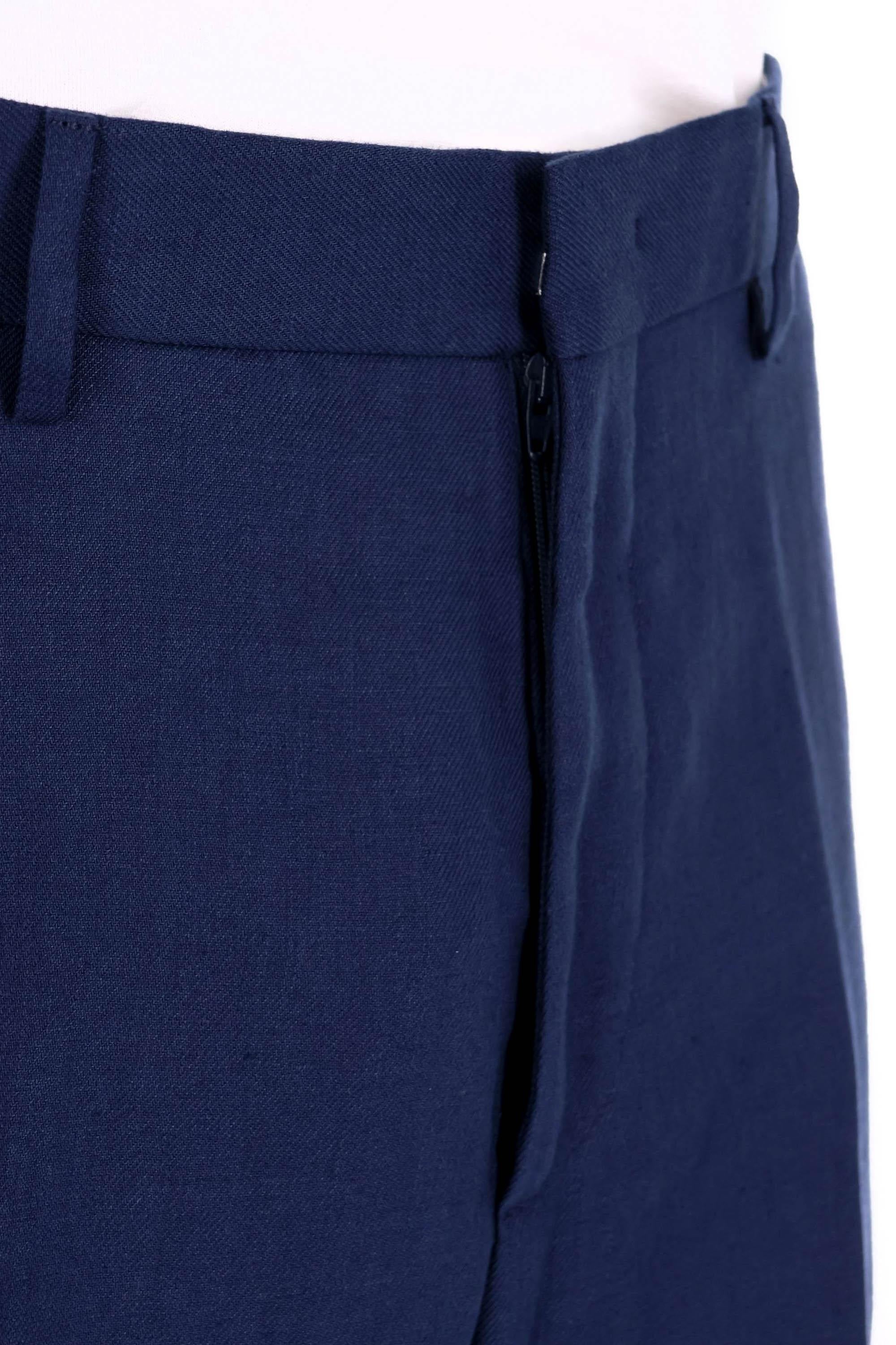 Pantalone in puro lino over fit P-NAT04-340021-25E107 EB813 Tagliatore