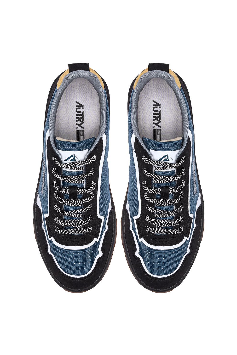 Sneaker in cordura e pelle modello WildPace LDLM RU08 DKBL/BLK Autry