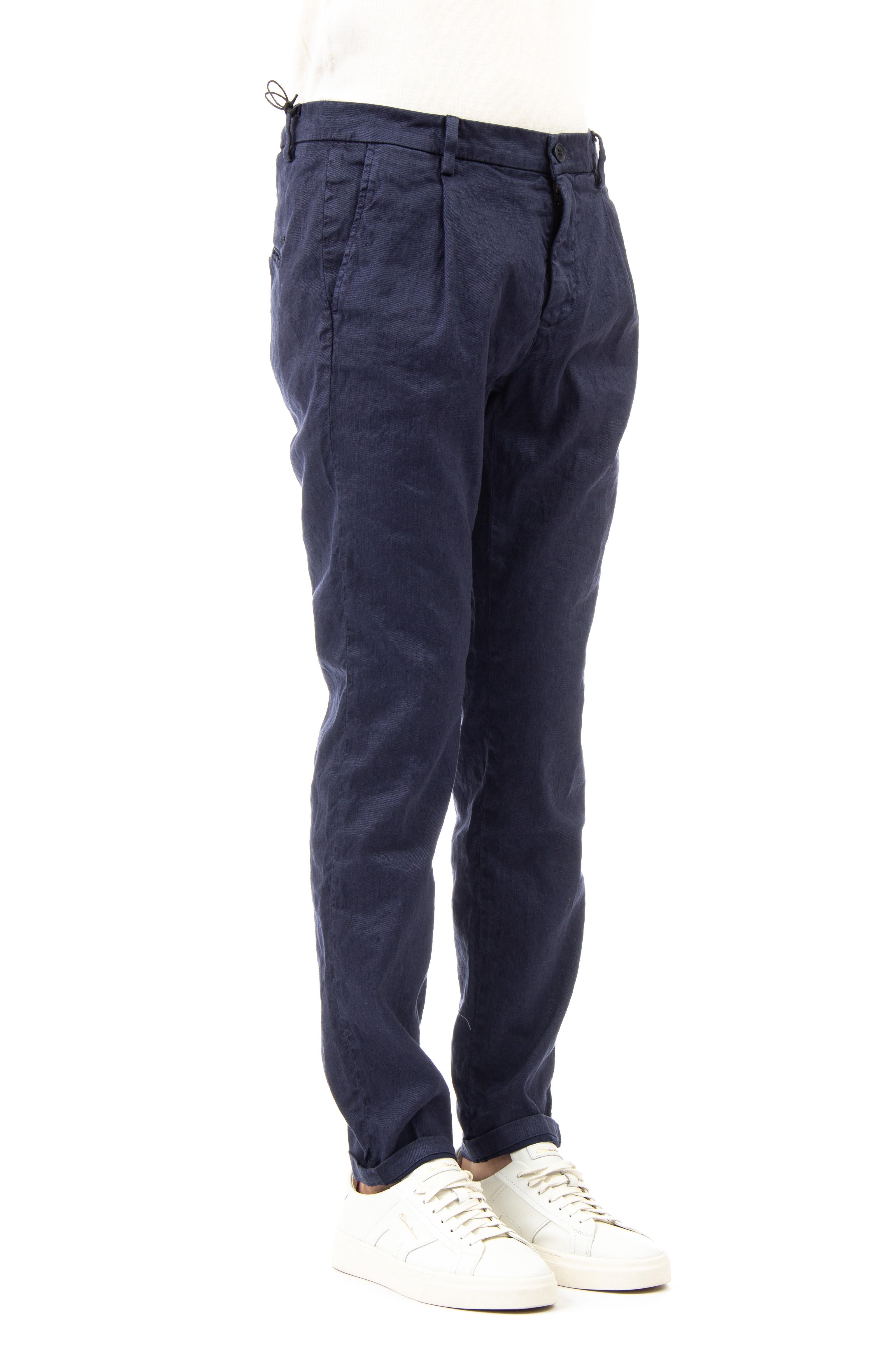MASON'S Pantalone in lino-cotone modello amalfi 9PN2C7790 MBE111/2 006