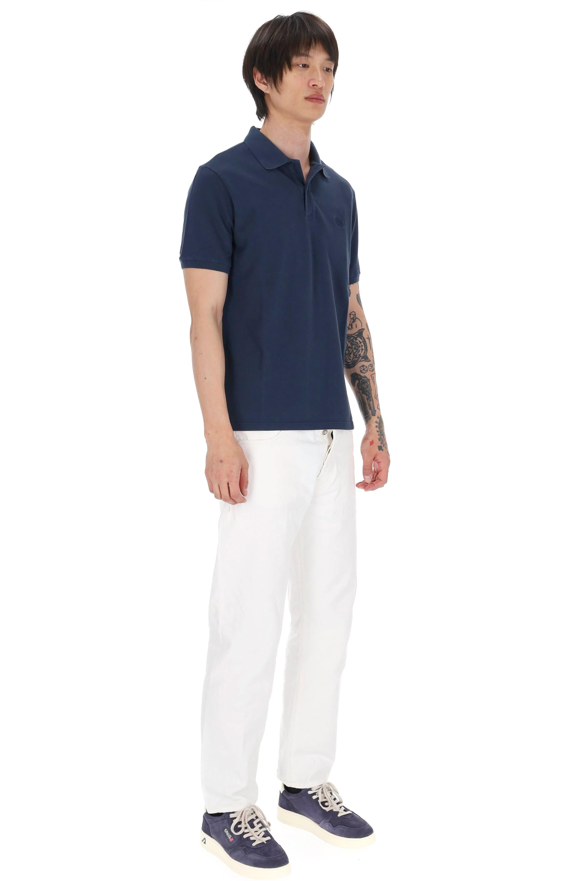 CP Company Polo in piquet di cotone 24/1 MPL176A00 5527S/2 889