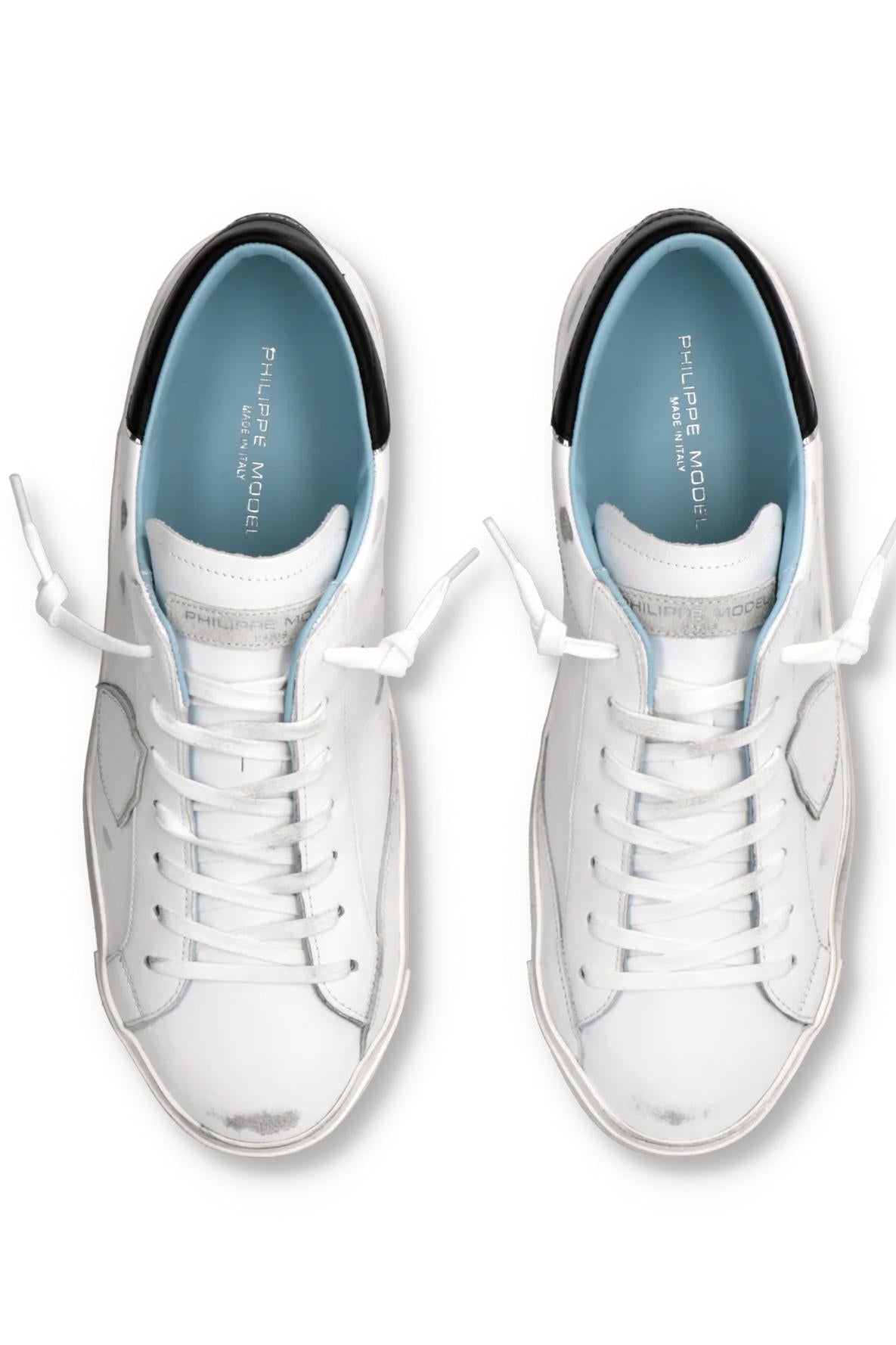 Philippe Model Sneaker Paris in pelle talloncino nero PRLU.PRSX/3 V022