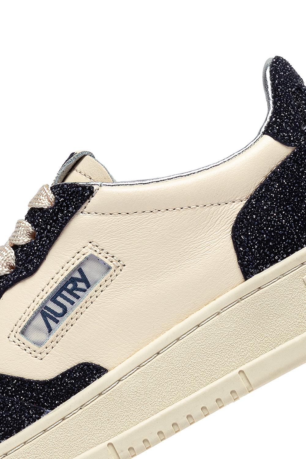 Autry Sneaker donna bicolor con strass modello Medalist AULW TA04 MARSH/BLUE