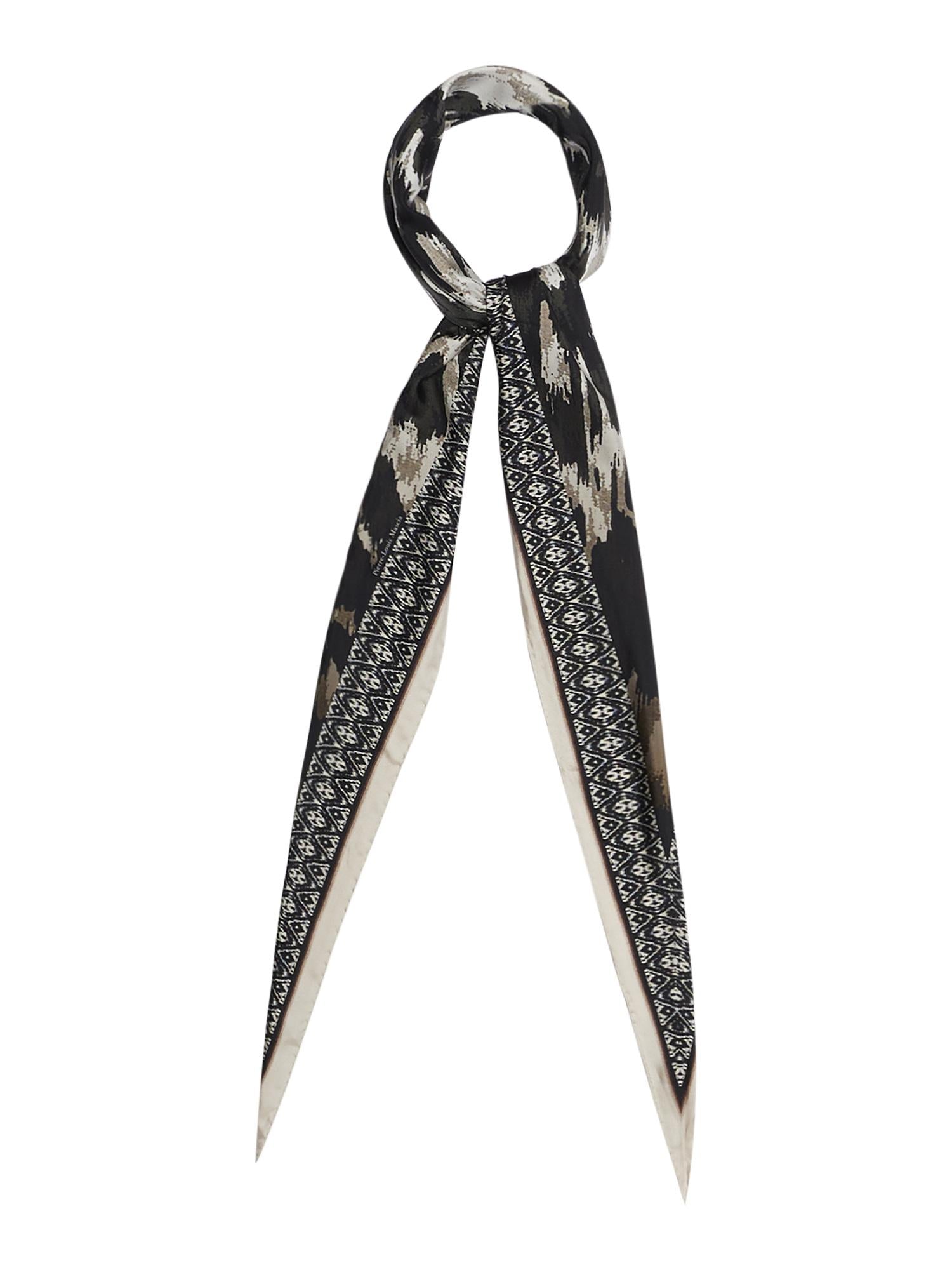 Pierre-Louis Mascia Sciarpa triangolino artigianale mod. Aloeuw in pura seta 515817 101-18