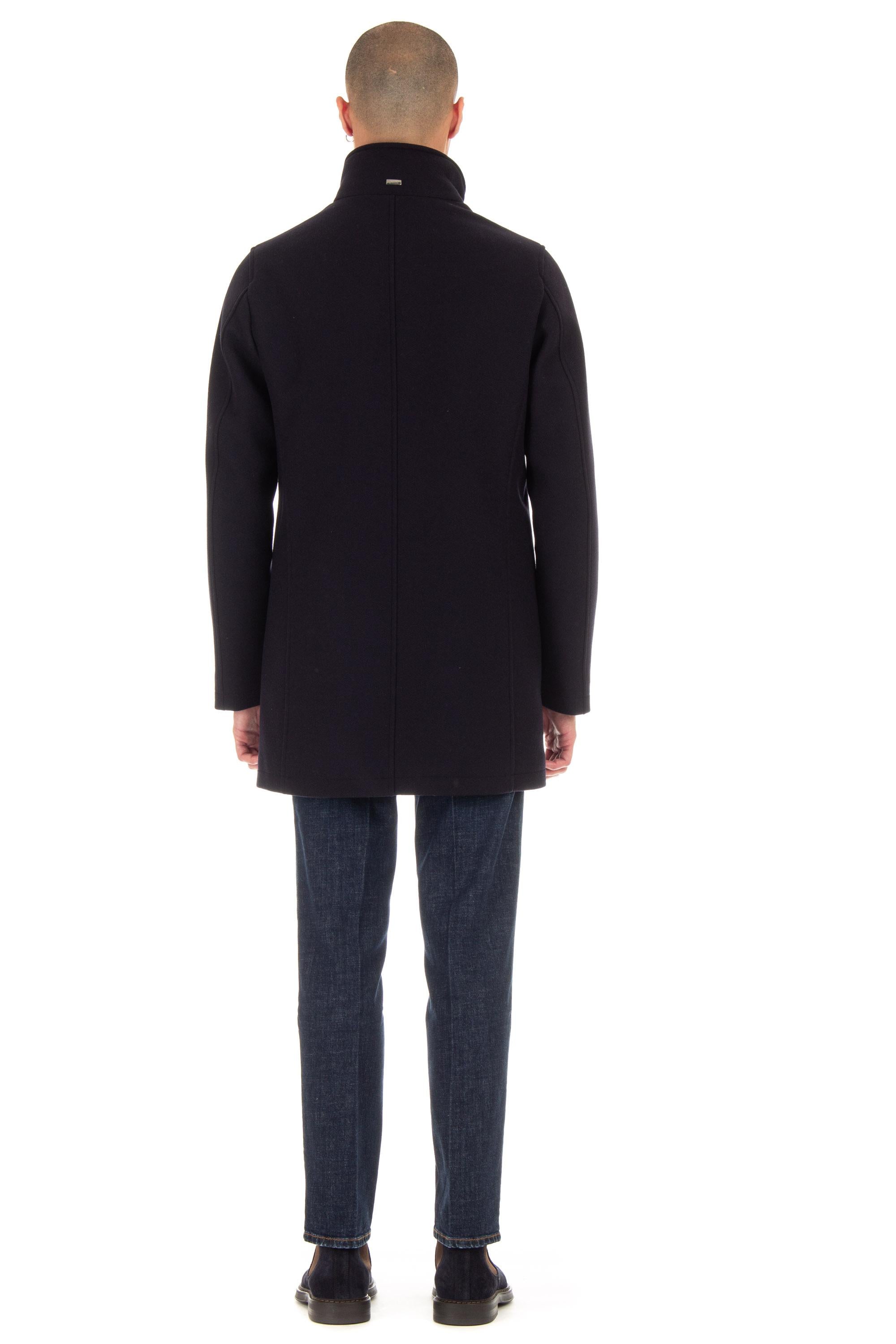 Cappotto in lana loro piana con collo in castoro rimovibile CA0071U NEW-6 9290 Herno