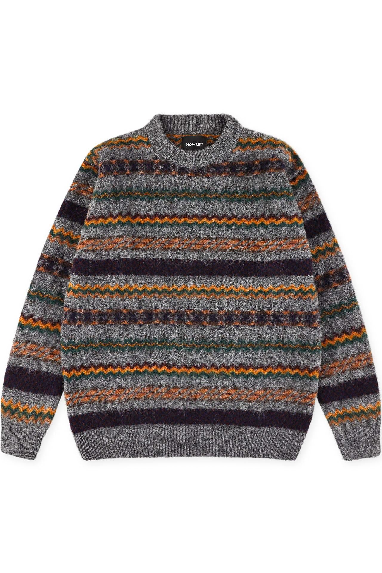 Howlin' Maglia girocollo disegno nordico in lana shetland A WOOLEN WONDER OXFORD