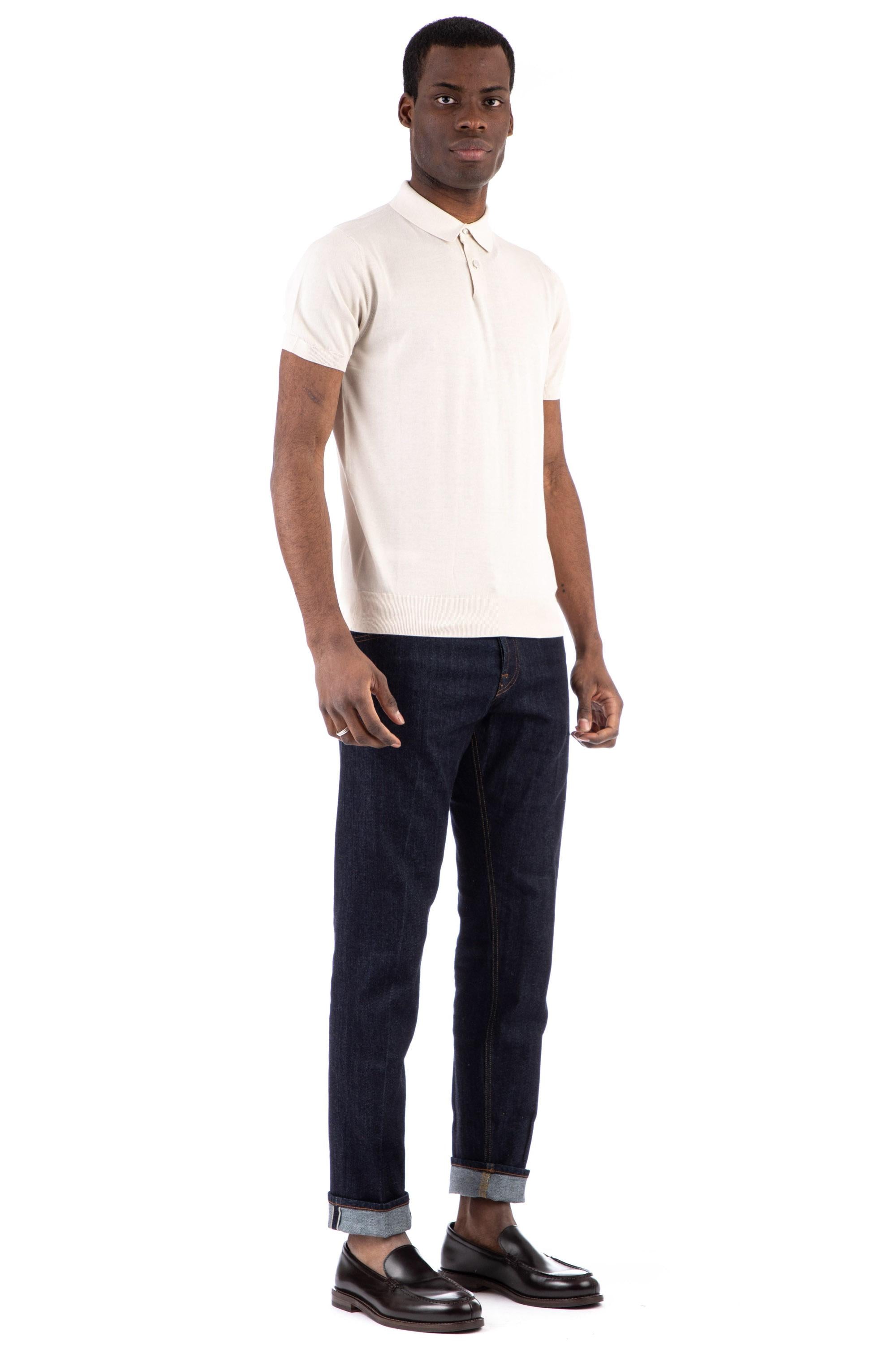Polo in cotone giza superior MU102FG 0004 Il Setaccio