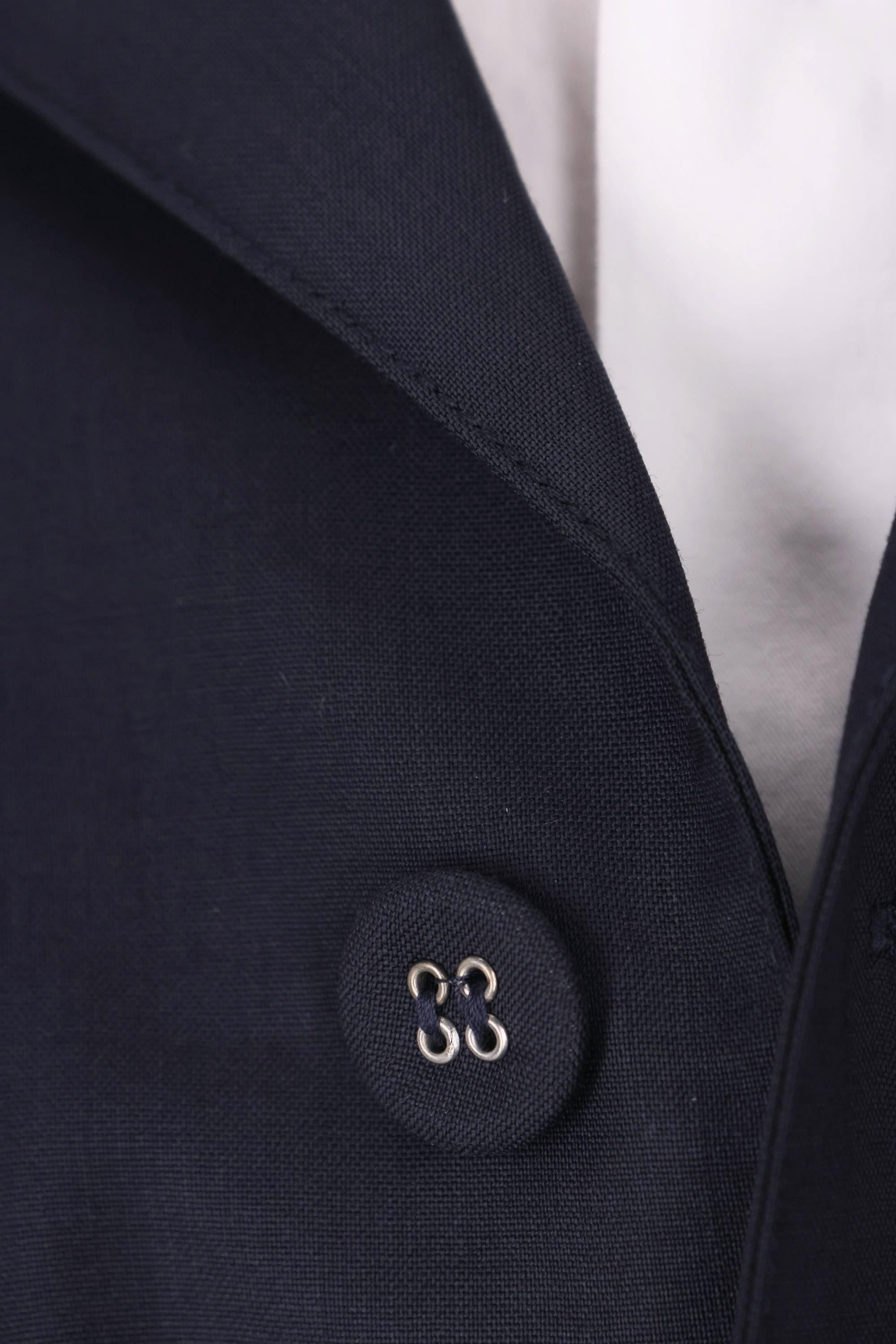 Officine Générale Giacca-camicia in fresco lana super 110's mod. Sheldon MTLG401 DARK NAVY