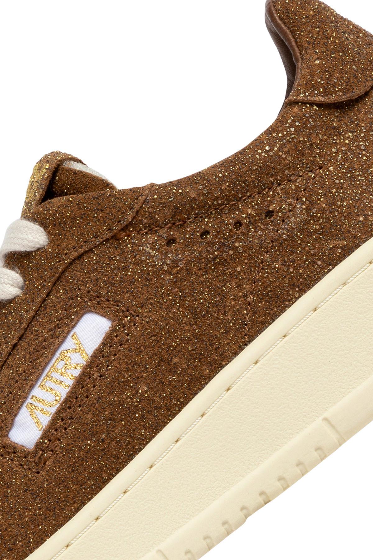 Autry Sneaker donna Dallas con strass ADLW US05 CIGAR/SILV