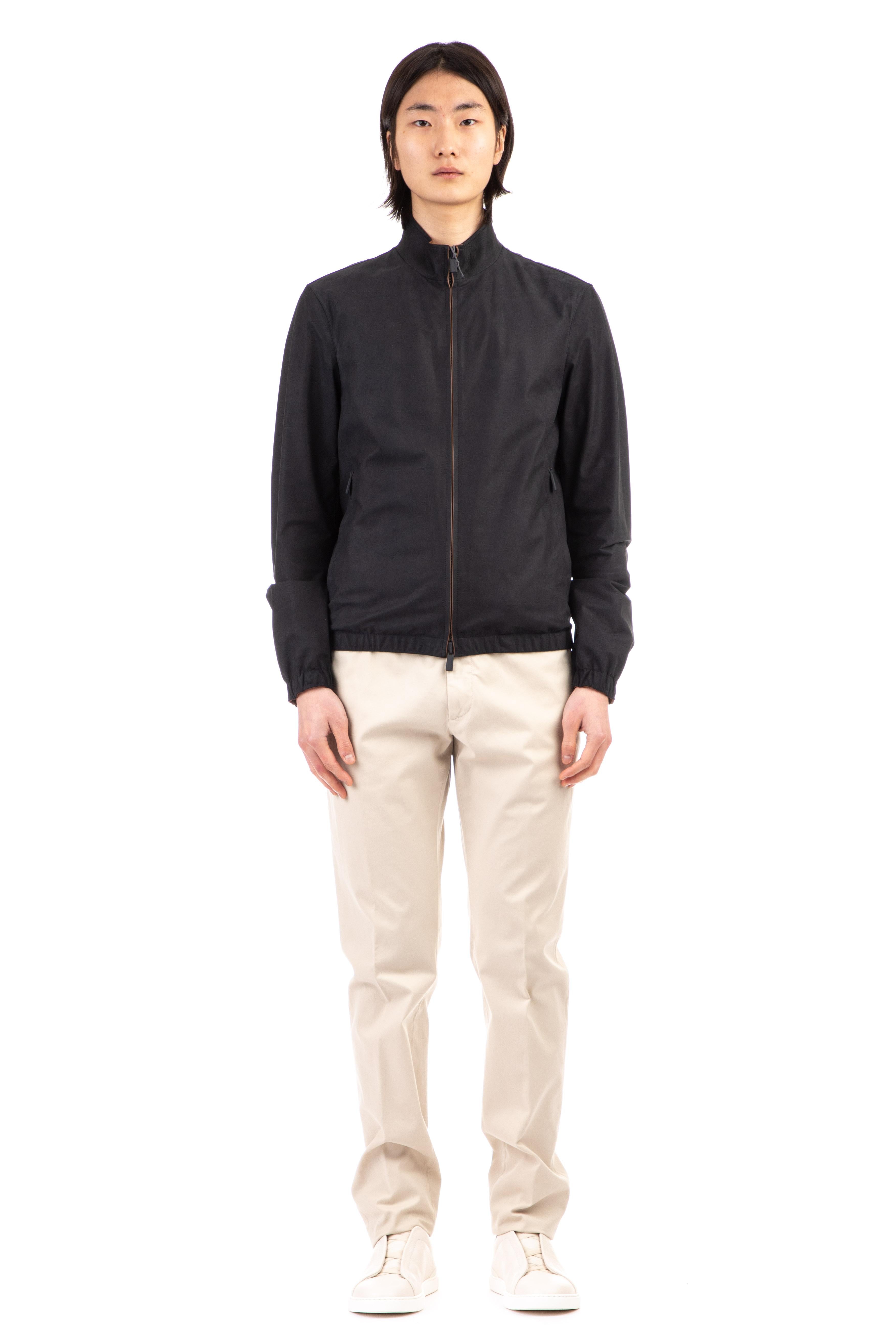 Zegna Bomber in nabuck supersoft UVPNT V179T 531