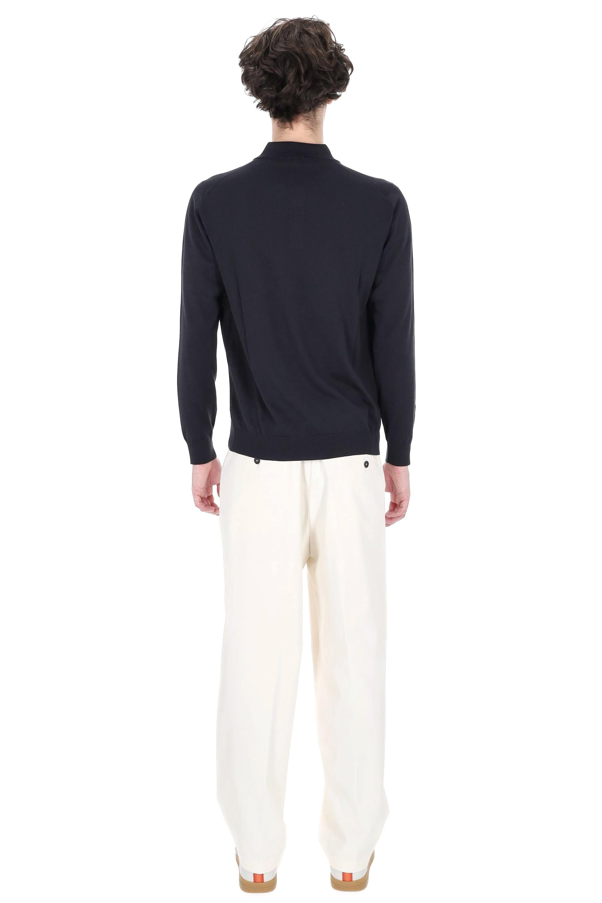 Drumohr Polo manica lunga in cotone D0GN214L-3 795