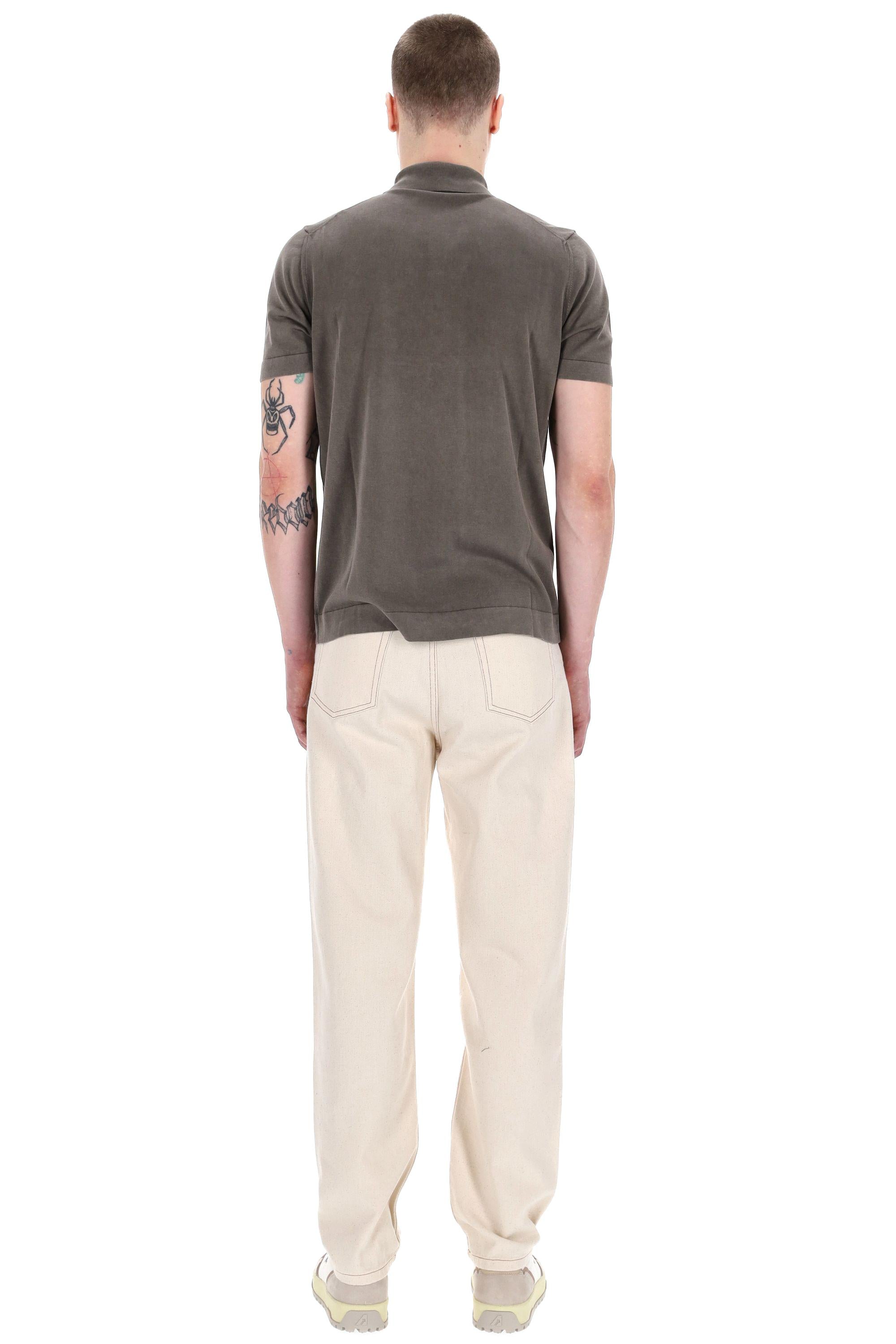 Polo in cotone frosted superlight D0GF202N-3 575 Drumohr