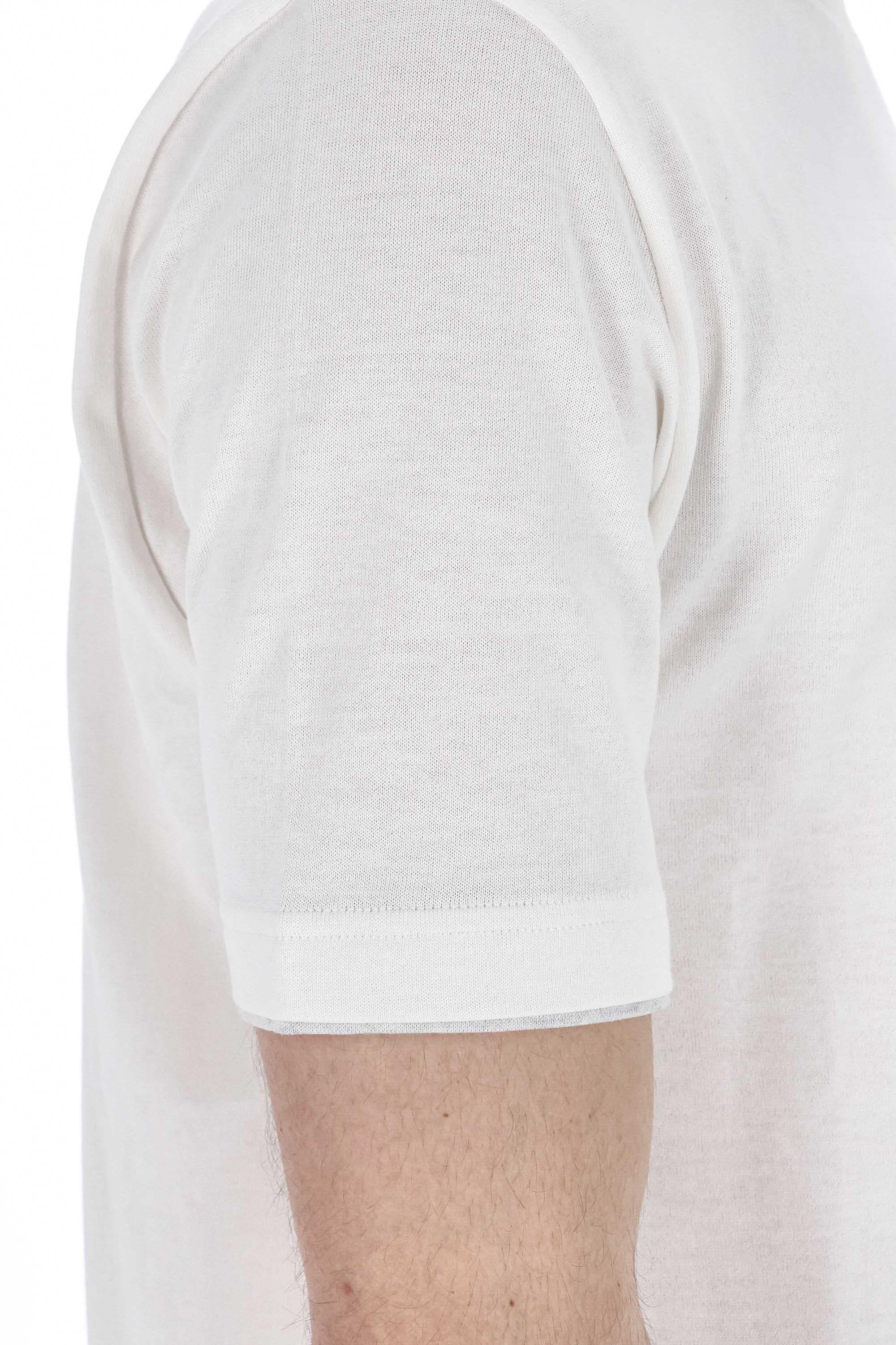 T-shirt in cotone doppi profili X75TSHH04 TESH077 01-13 Eleventy
