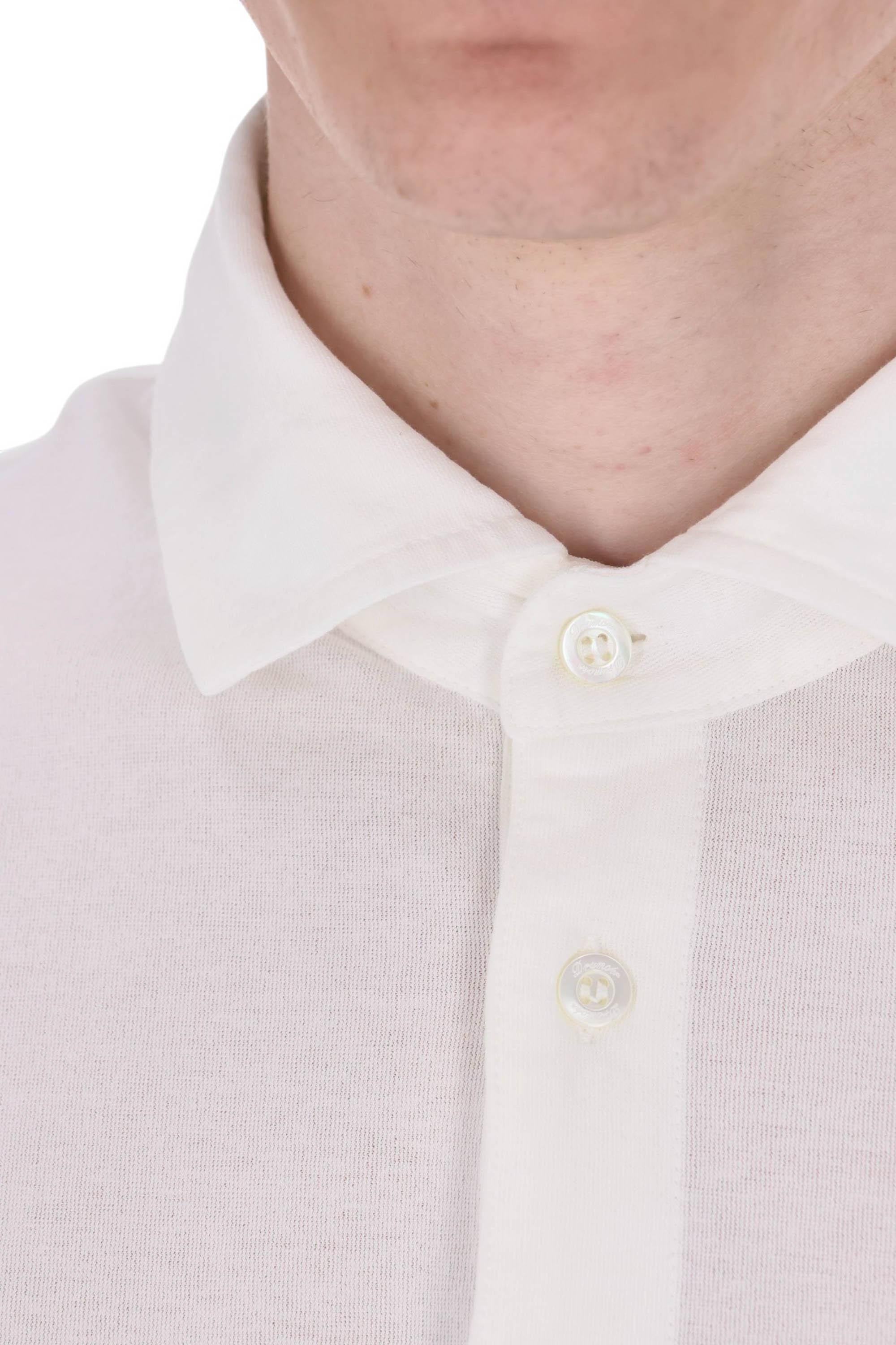Drumohr Polo in cotone ice cotton DTJ202B 105