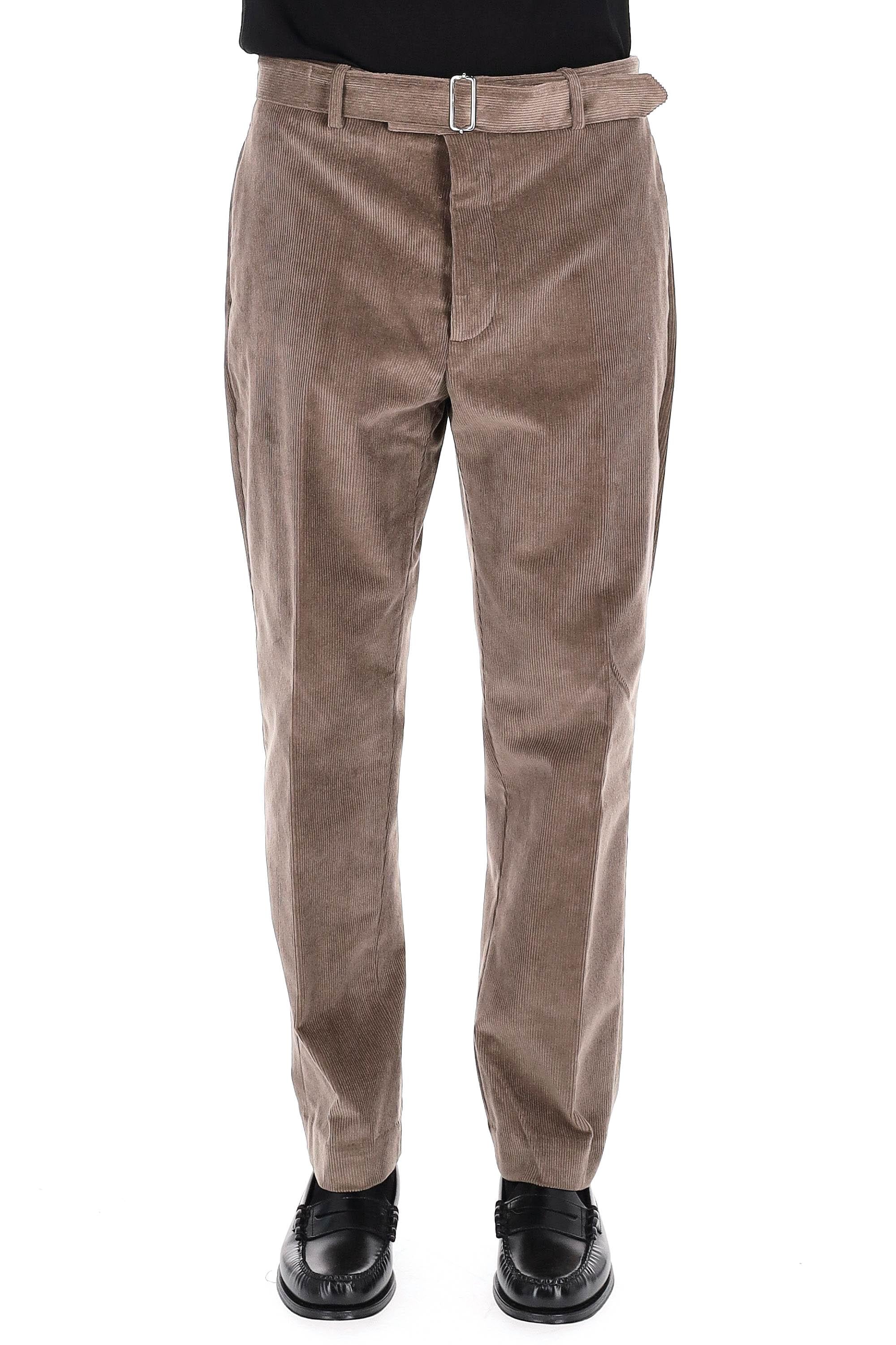 Officine Générale Pantalone in velluto a coste modello Hoche MTLG461 TAUPE