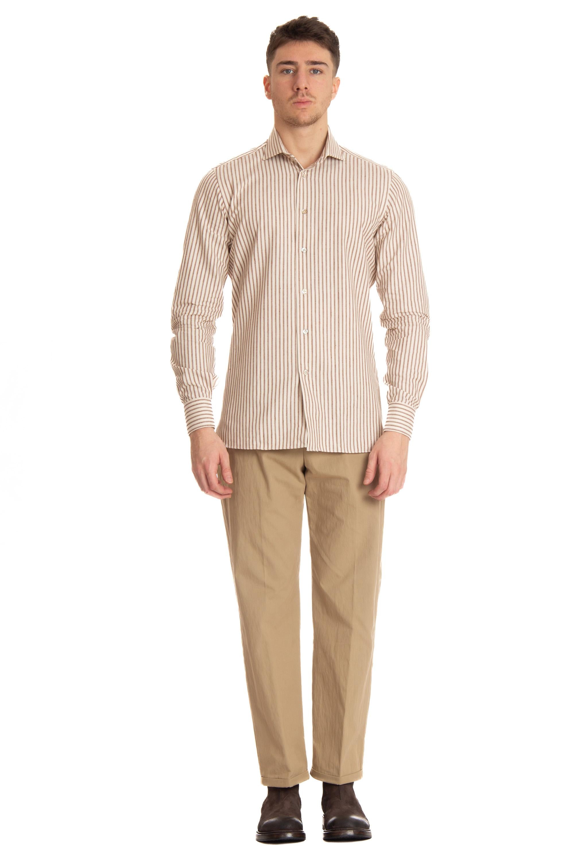 Camicia sartoriale in cotone a righe 17016 3 Borriello