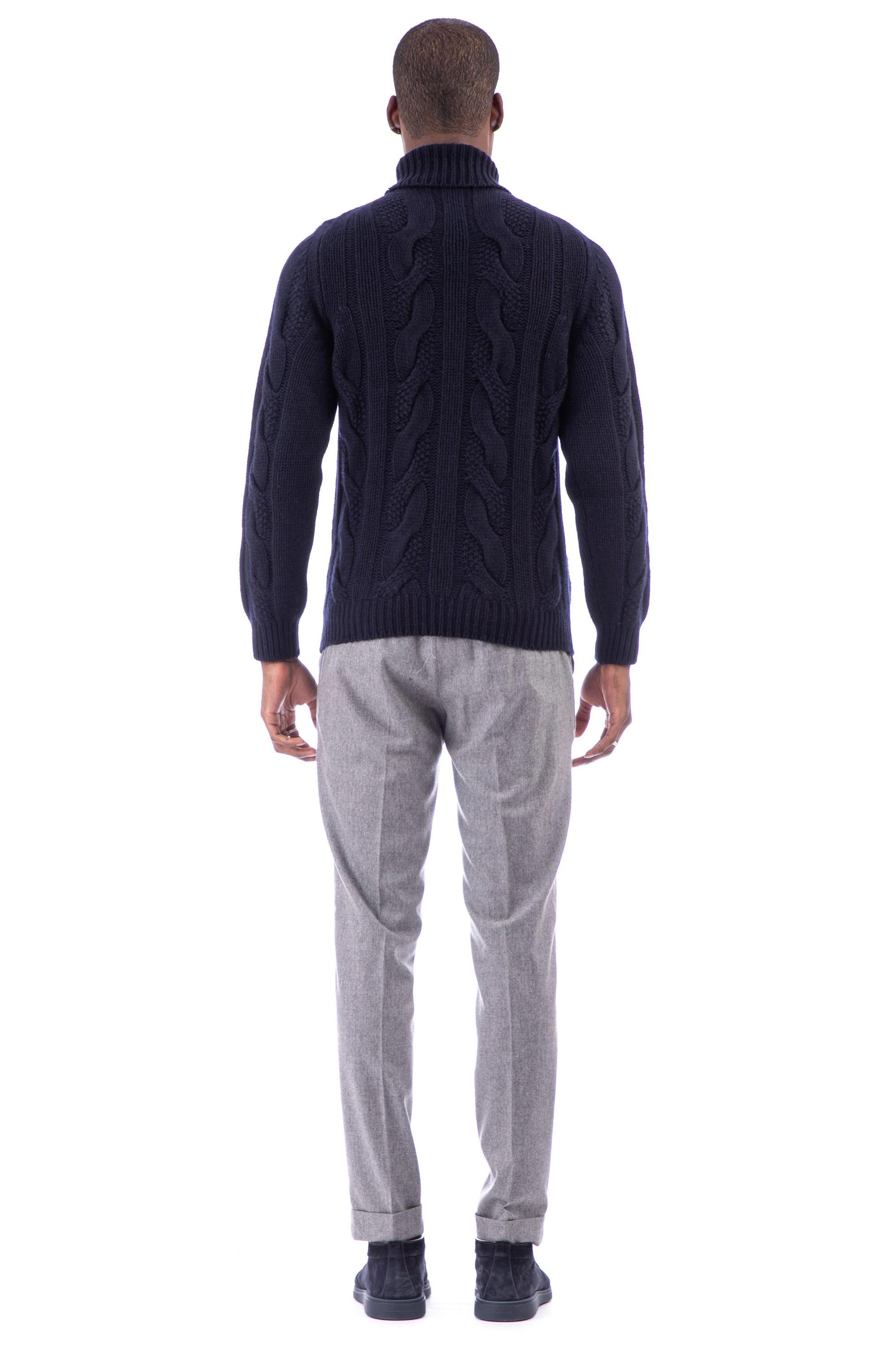 Maglia dolcevita in puro cashmere finezza 3 WS28034 20102 Il Setaccio