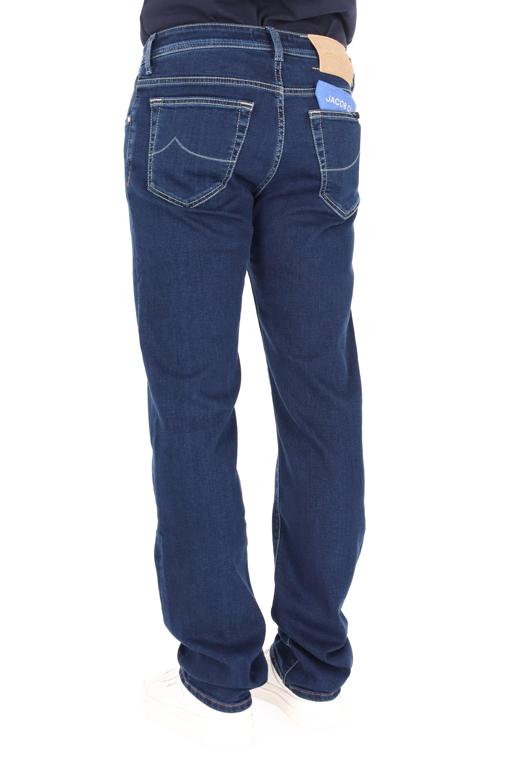 Jacob Cohen Jeans comfort etichetta cavallino intarsiato Bard fit QE004-040-P3621 100D