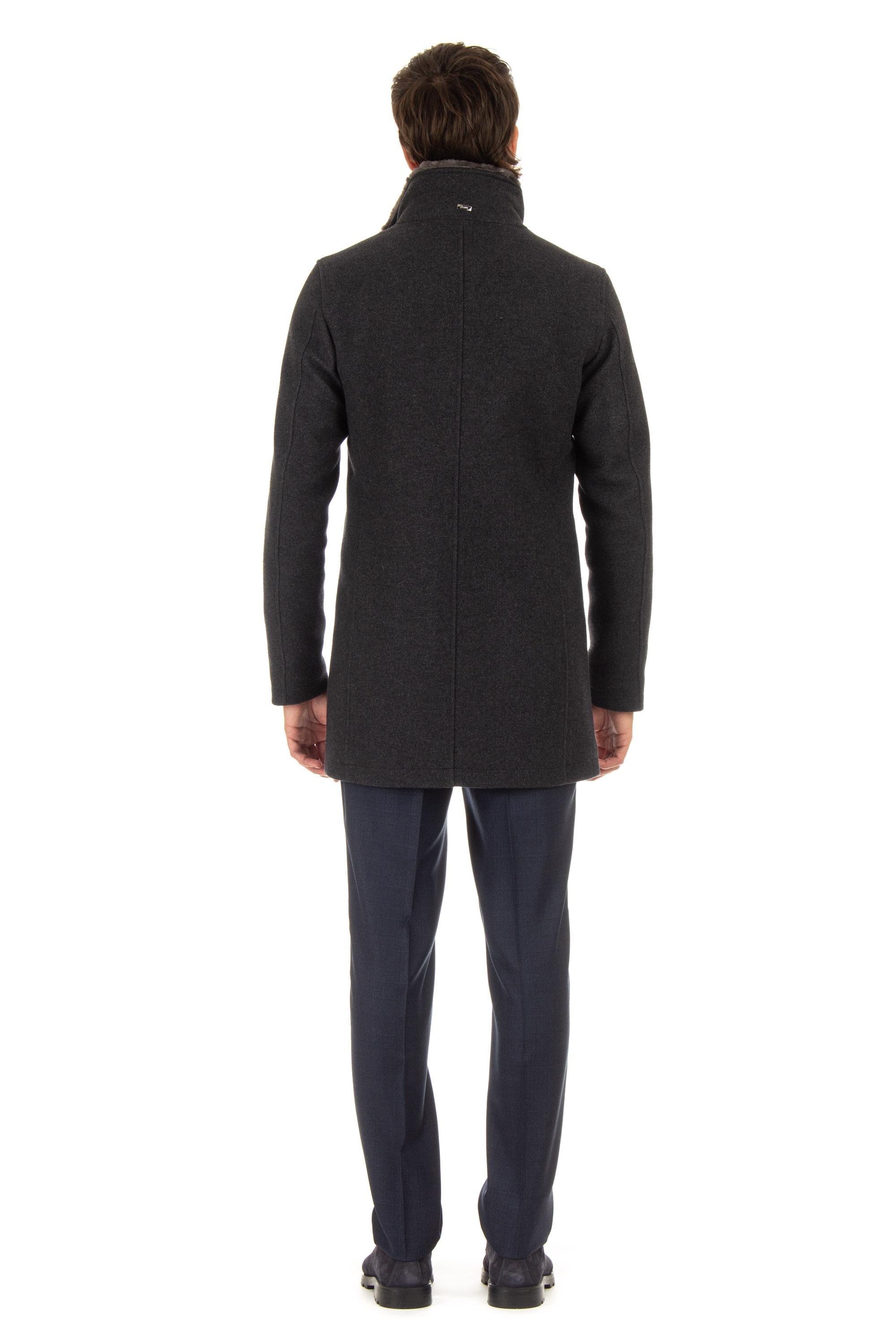 Herno Cappotto in lana imbottito in thermore e collo in castoro CA0071U NEW-2 9480