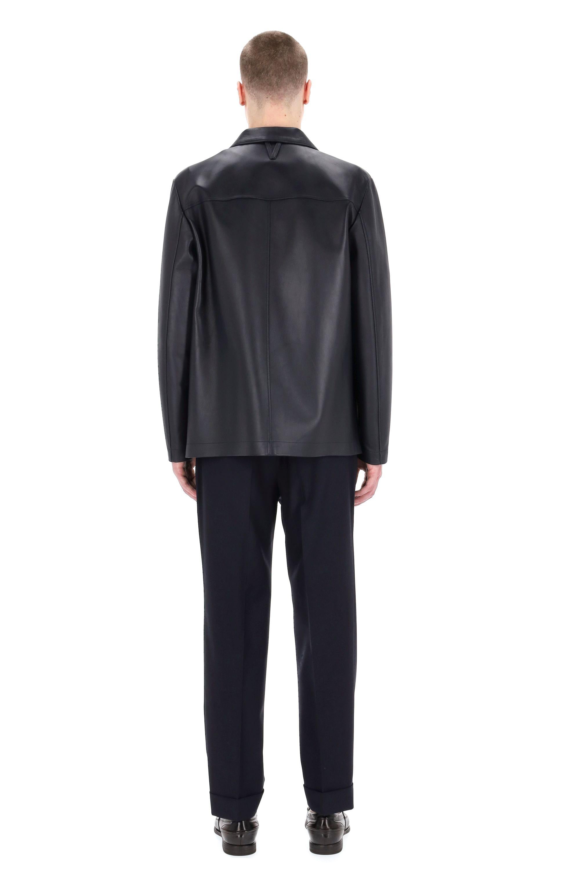 Work jacket in nappa guanteria 407A.F288 V0033 Valstar