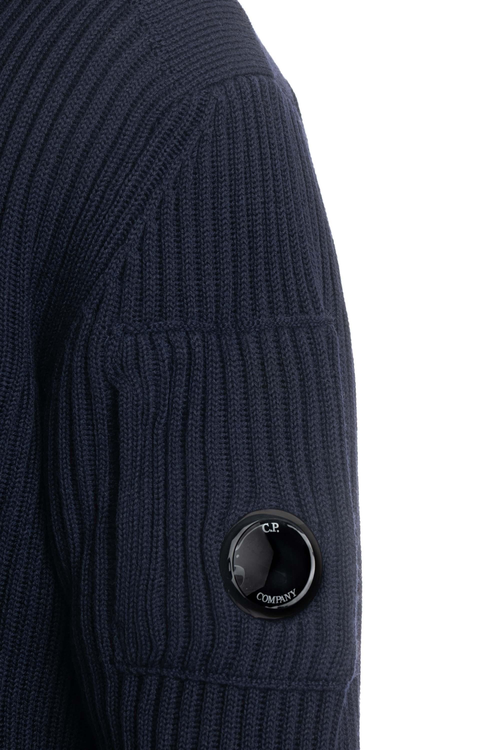 CP Company Maglia mezza zip in lana costa inglese CMKN255A 006595A/2 888