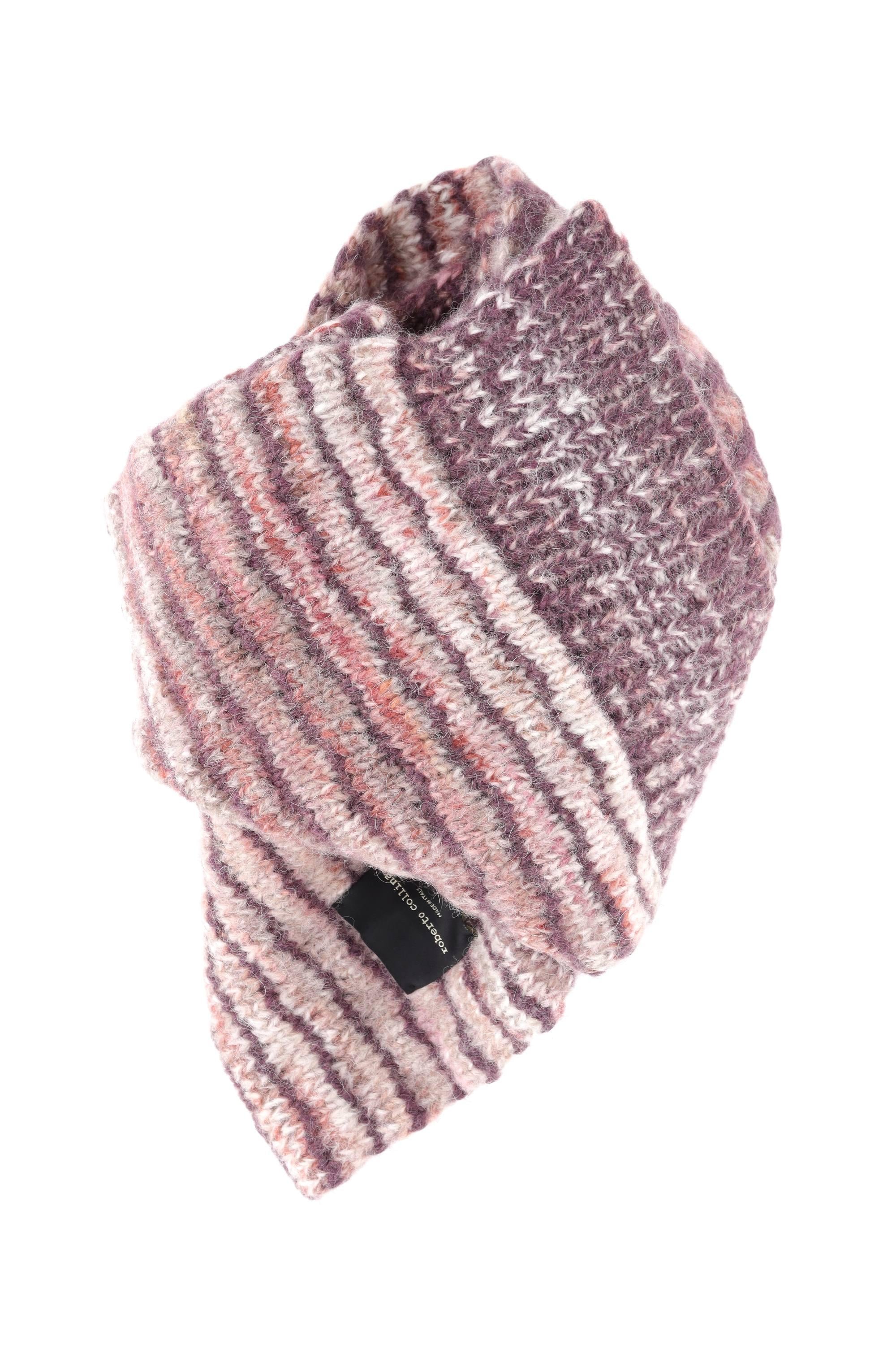 Roberto Collina Sciarpa in lana-alpaca a nido d'ape 3M46050 M4605