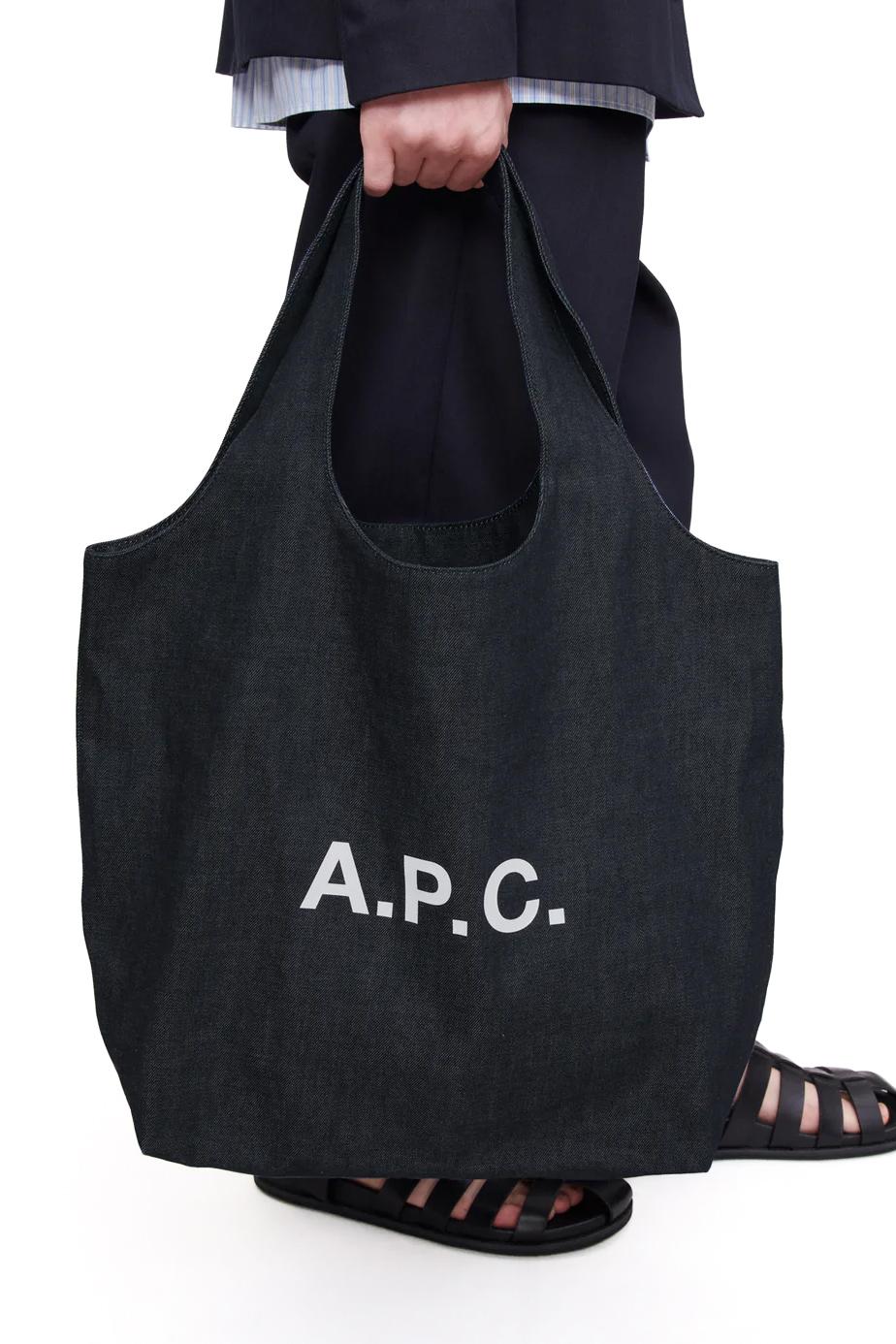 A.P.C. Borsa shopper Ninon in denim COHIZ-M61565 IAI-INDIGO