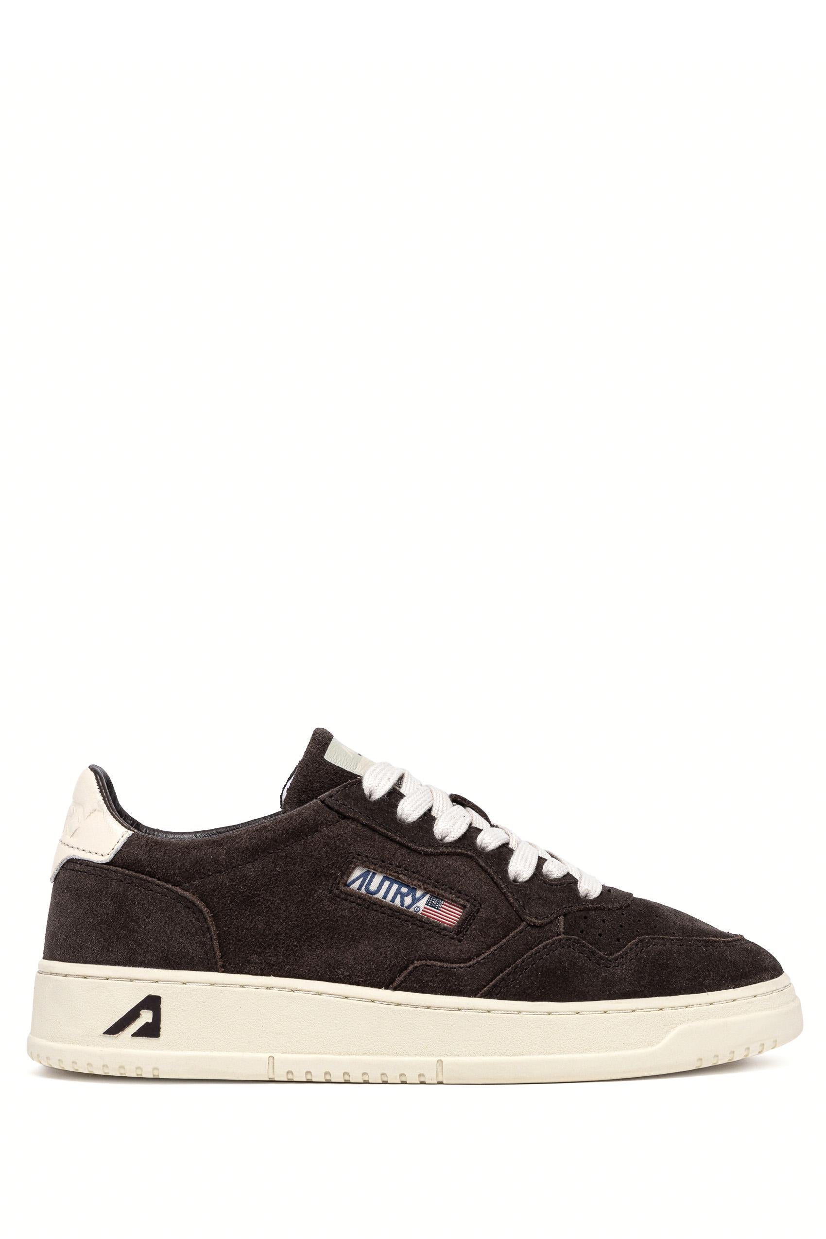 Autry Sneaker donna in nabuck mod. Medalist AULW UH08 MOKA/WHT