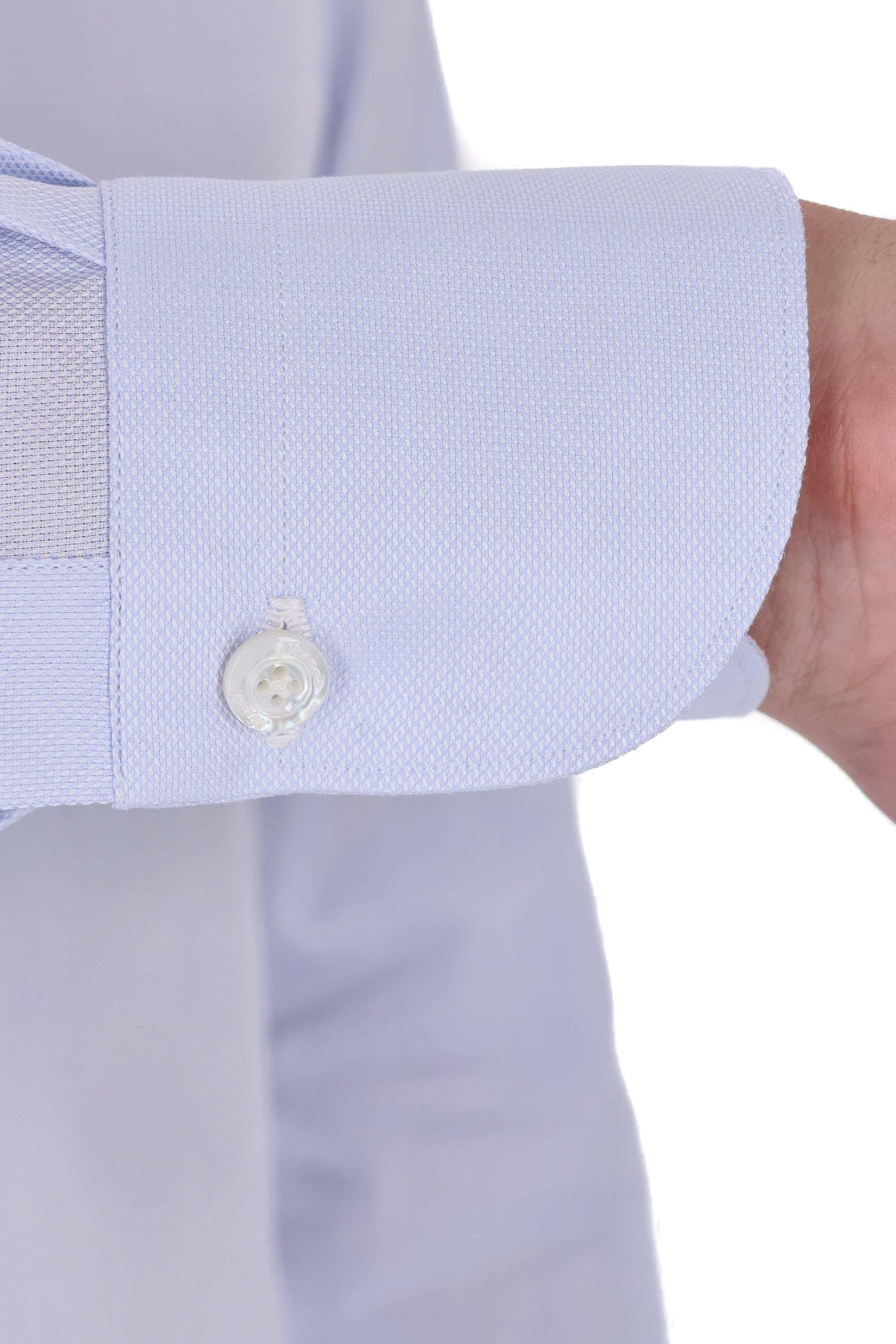 Finamore Camicia sartoriale Traveller in royal oxford linea Milano ML-149197-C0238T 02