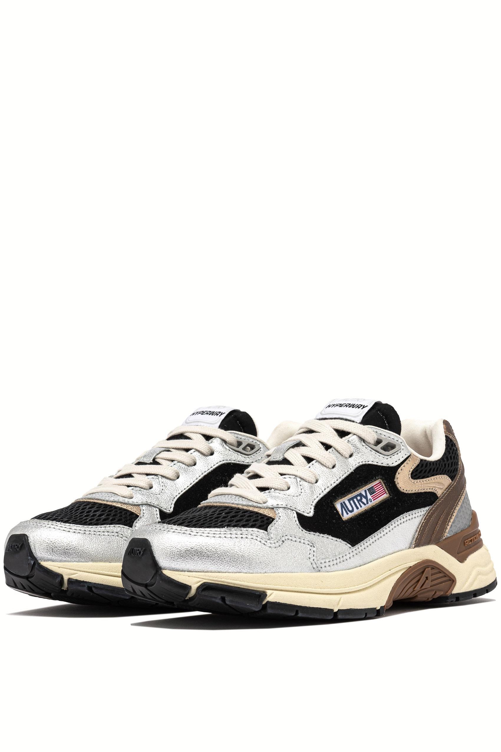 Autry Sneaker modello Hyperway HYLM EM04 SILV/BLK