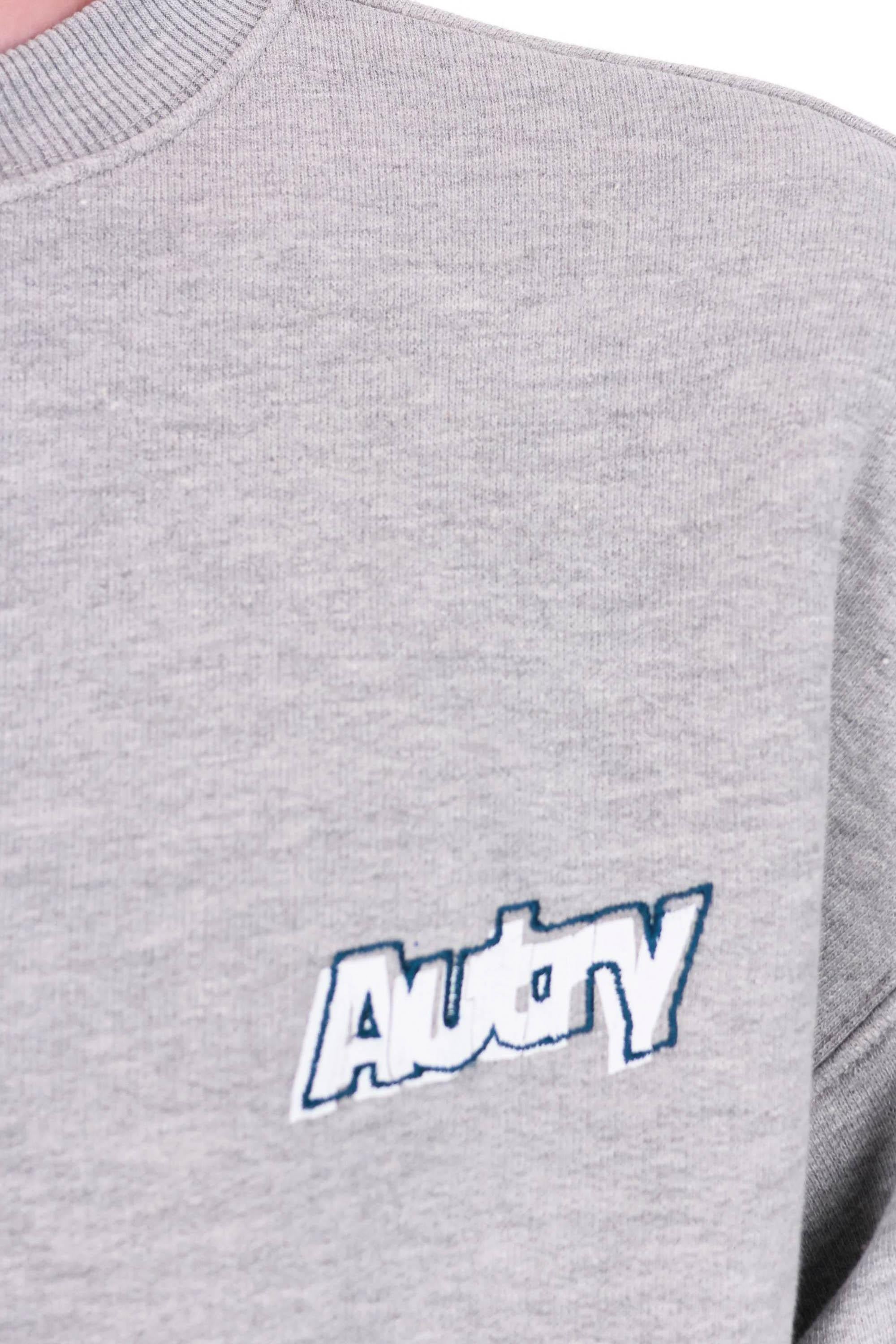 Autry Felpa girocollo in cotone con logo SWPX 035D JERS DK MEL