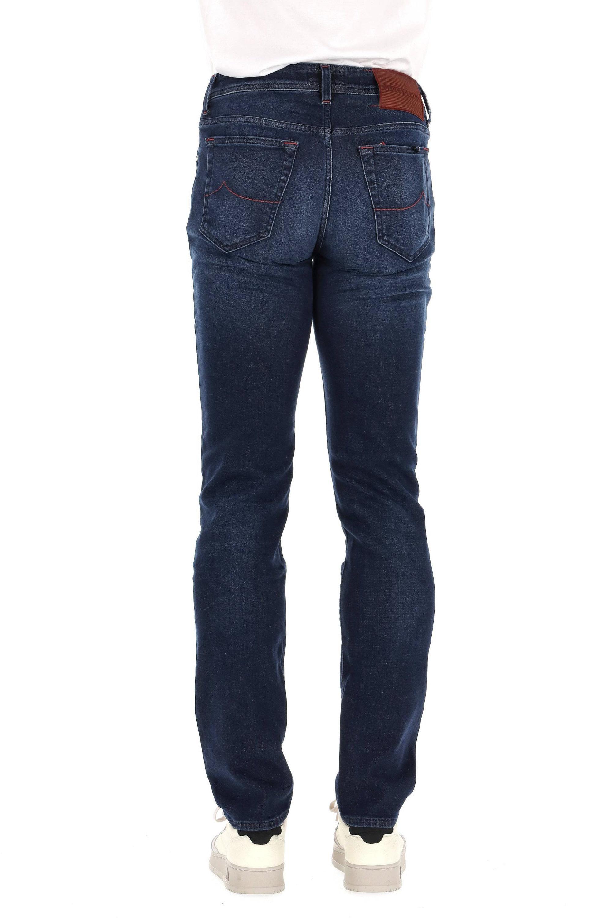 Jacob Cohen Jeans denim in cotone comfort etichetta rossa Bard fit JUM_QE004-057-P3588 100D