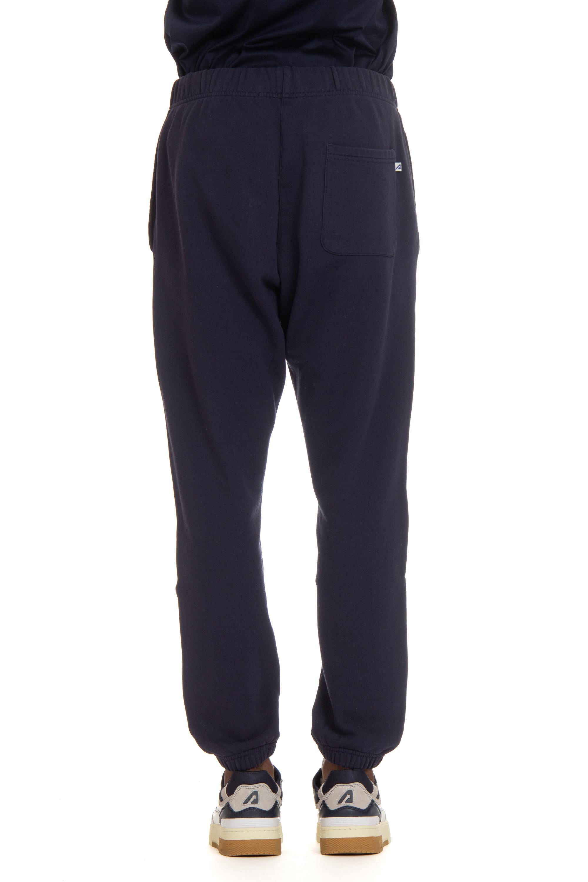 Pantalone felpa in cotone PAPM 576B BLUE Autry