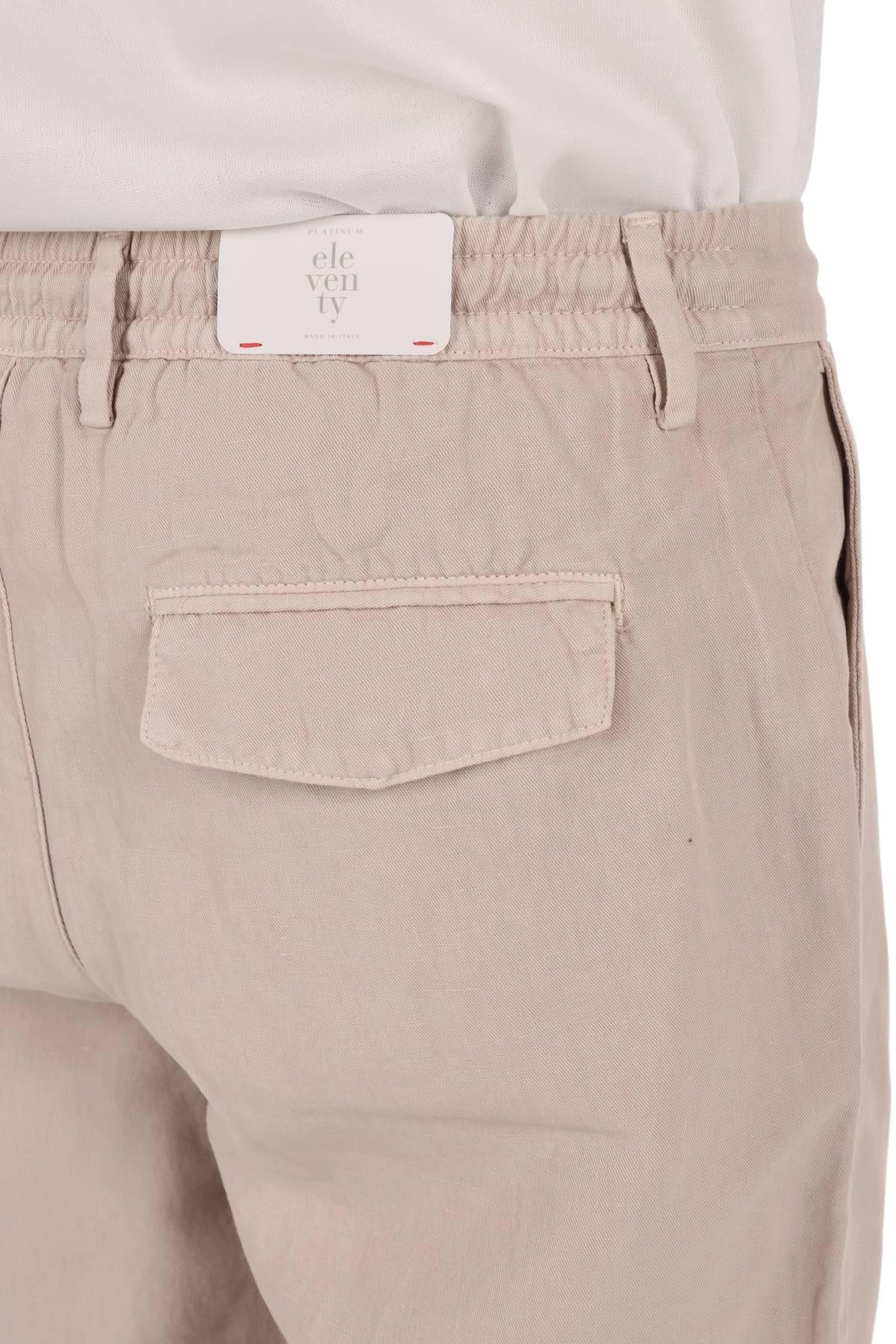 Eleventy Bermuda jogger in cotone-lino M75BERG04 TET0M016/2 02