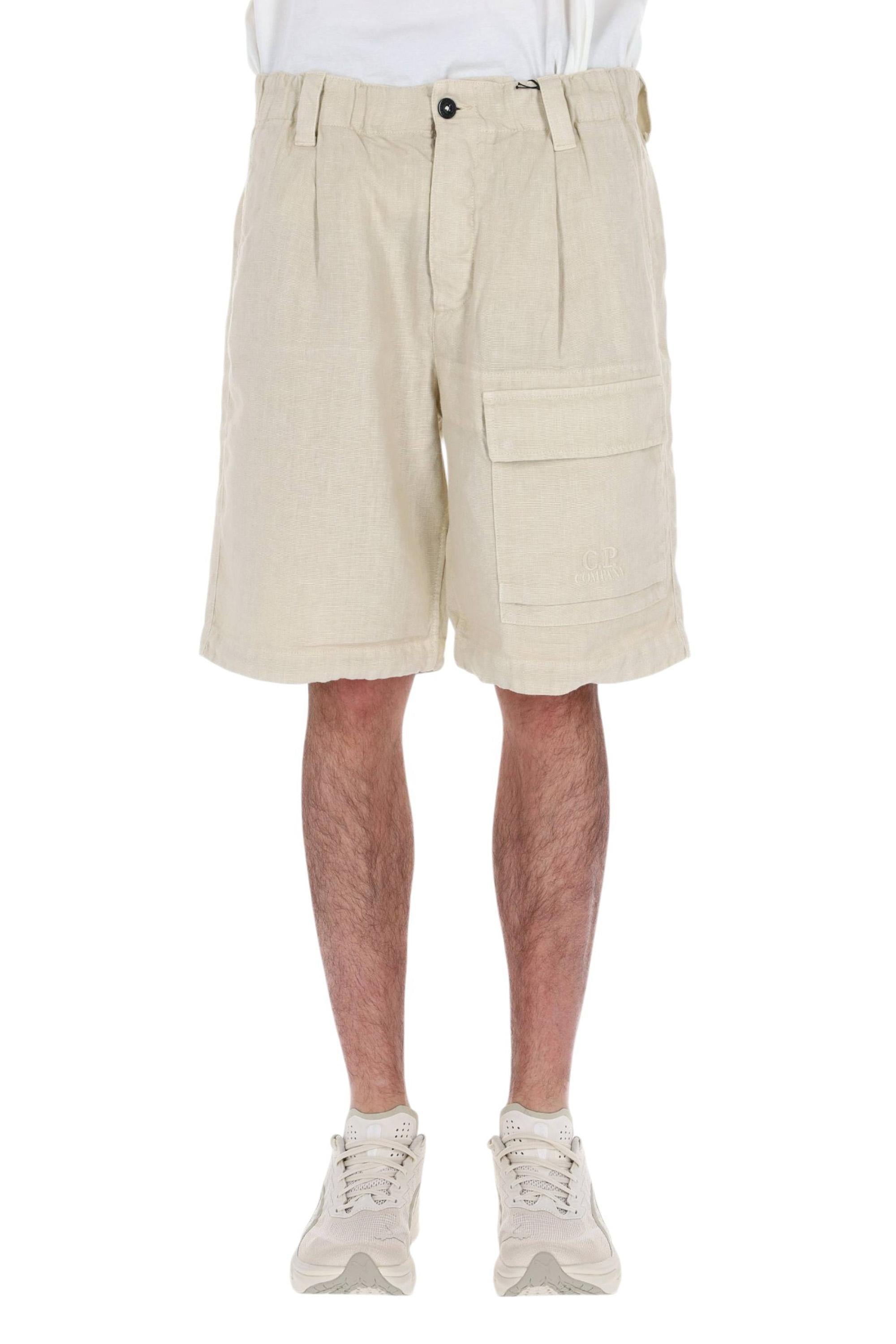 CP Company Bermuda cargo in lino sak 20CMBE250A 110341O 114